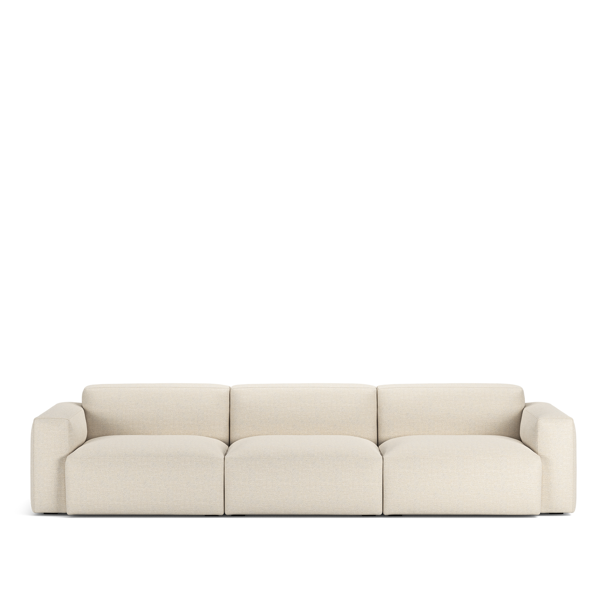 NOGA - Brick 3-Seater Lario 38 Fixed Upholstery - Soffor