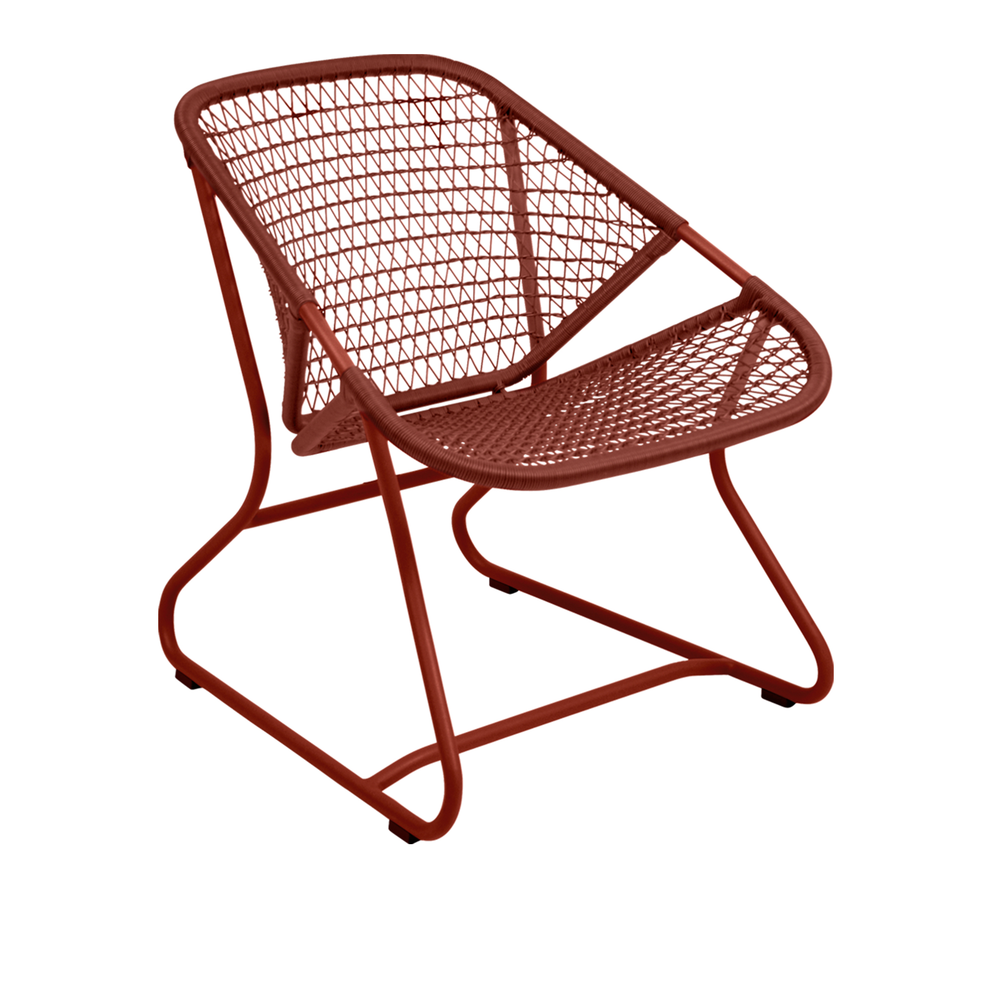 Fermob - Sixties Armchair, Red Ochre - Utomhusfåtöljer - Frédéric Sofia - Metall/Plast