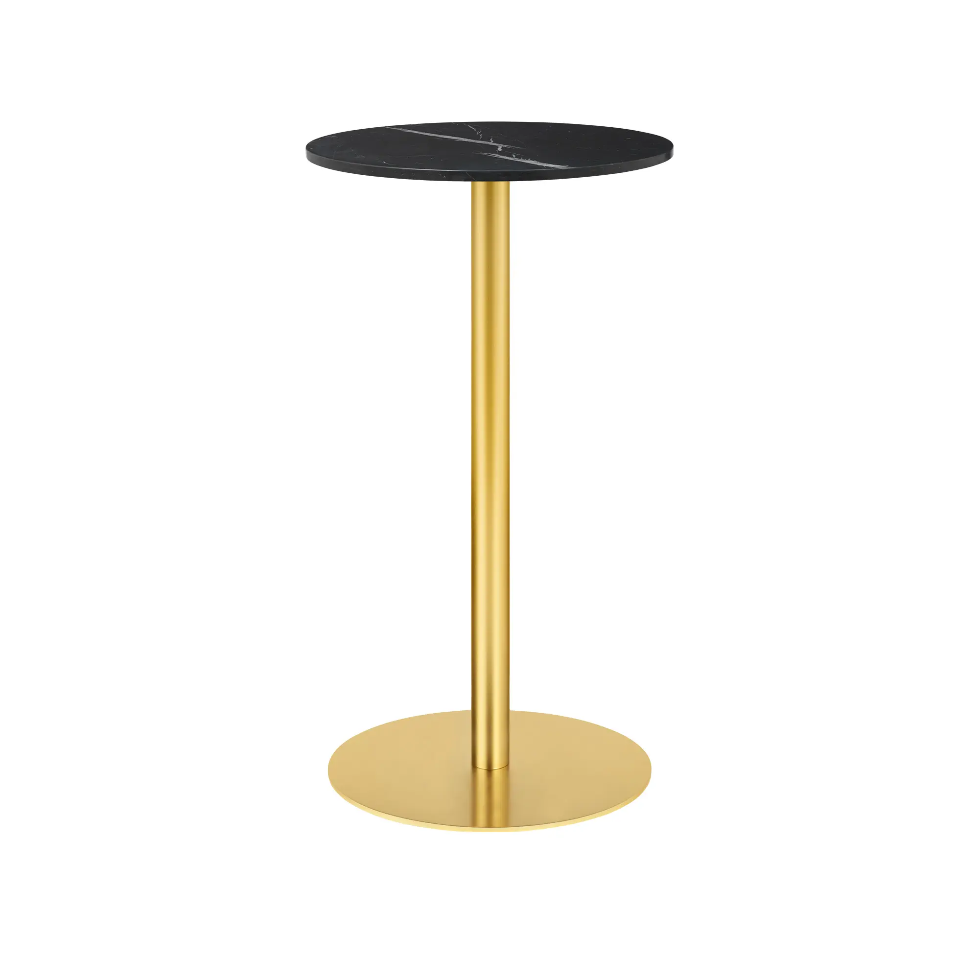 GUBI 1.0 barbord Ø60 cm messing