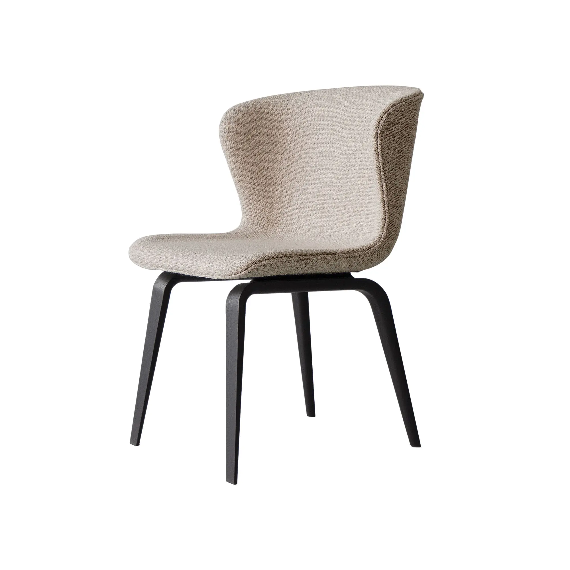 Pipe Chair Wood Black Legs