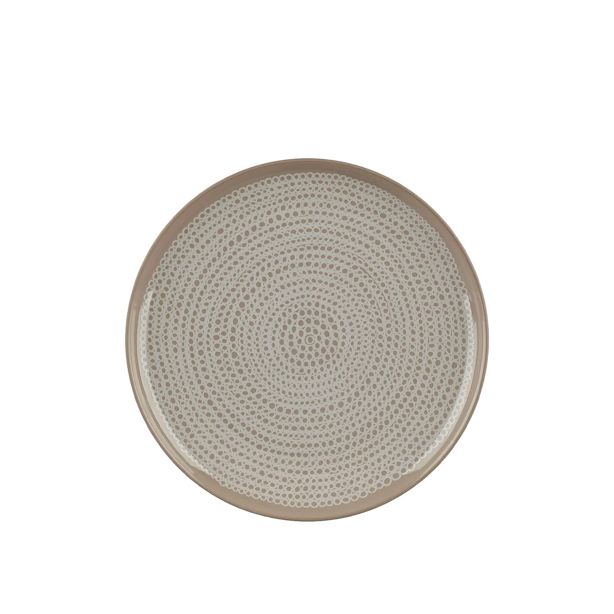 Oiva Siirtolapuutarha tallerken 25 cm terra, white