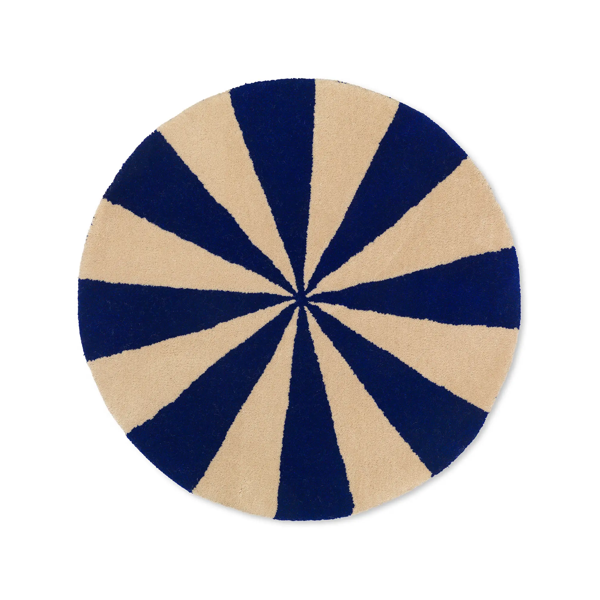 Arch Tufted Rug Bright Blue / Off White