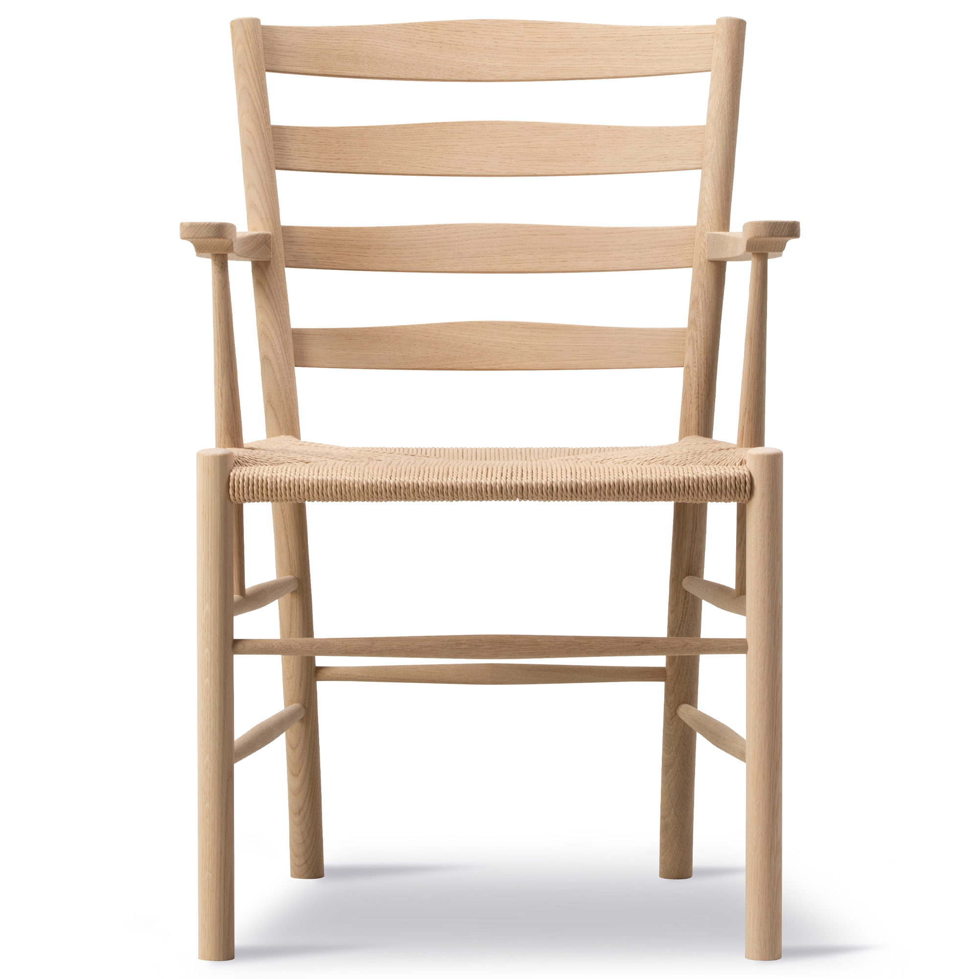 Fredericia Furniture - Klint Armchair - Oak soap - Natural paper cord - Matstolar - Kaare Klint - Träfärgad - Trä