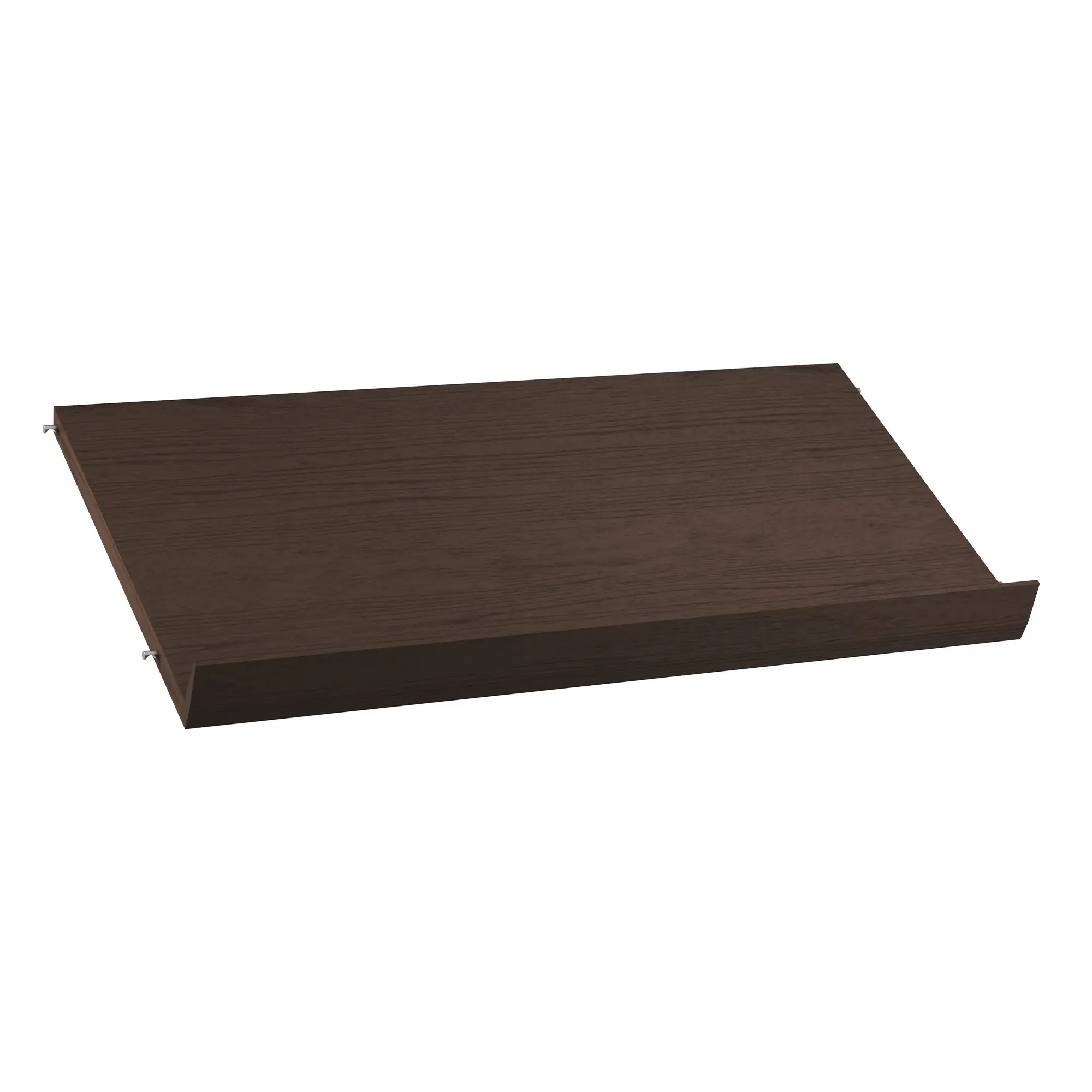 Tidskriftshylla trä 78 cm mörk ek