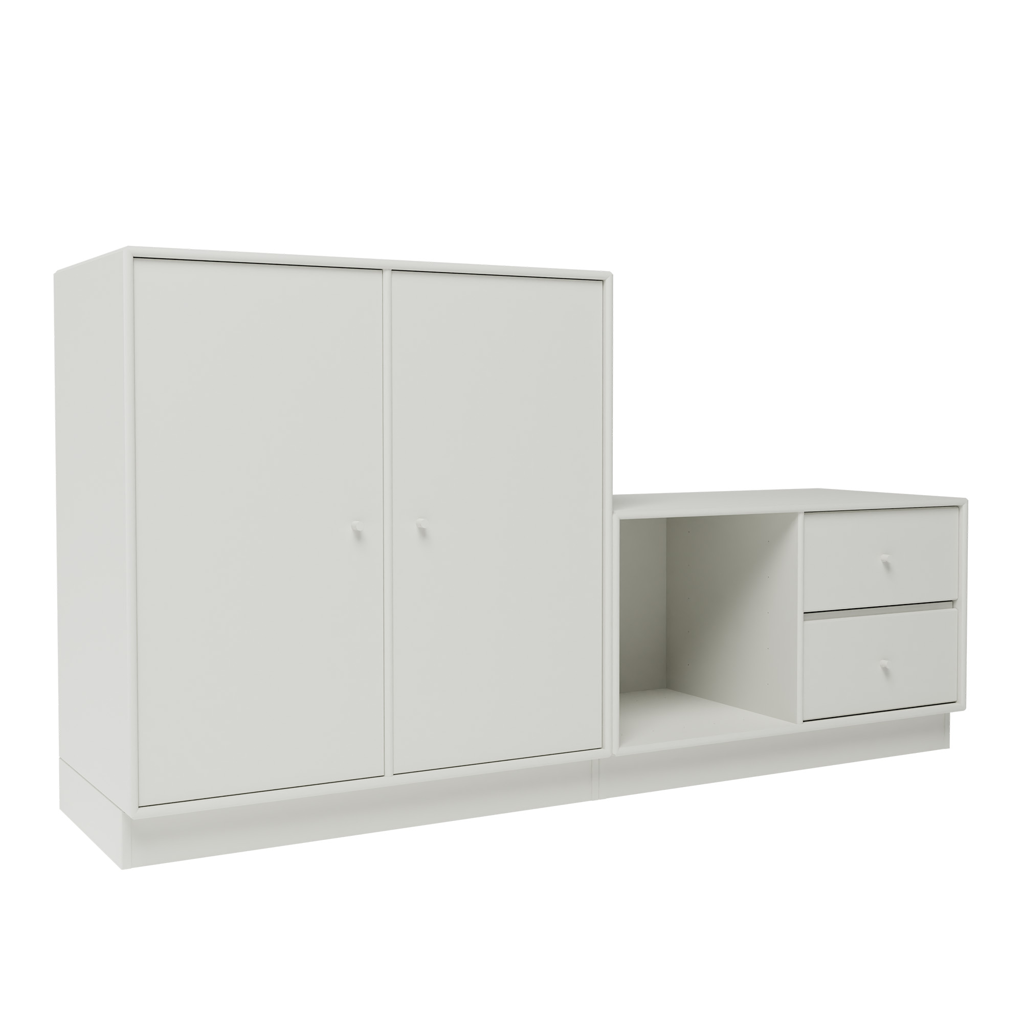 montana - rest i bench 09-nordic 07 plinth 7 cm - skåp och vitrinskåp - peter j. lassen - vit - trä