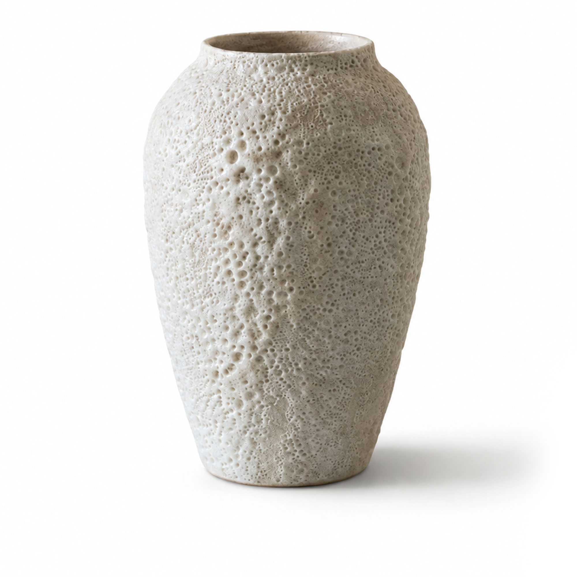 Botané - Medium Ceramic Volcanic vas white - Vaser - Botané - Vit - Keramik