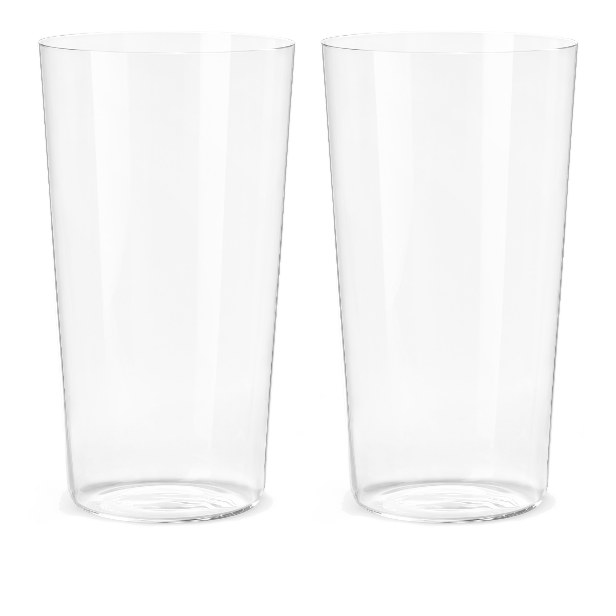 BOBO - Gullvase glass 53 cl 2-pakning - Drikkeglass - Gjennomsiktig - Glass