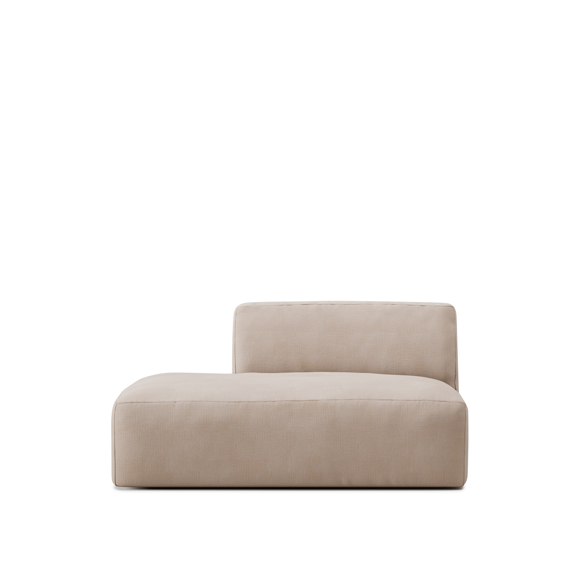 NO GA - Brick Left Open End Module - Shadow Beige 11 - NO GA Studio - Beige - Dun/Metall/Trä/Textilmaterial