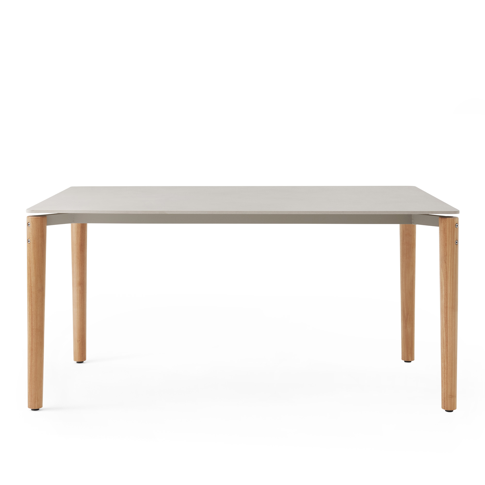 vipp - vipp718/719 open-air matbord 157 cm - matbord utomhus - grå