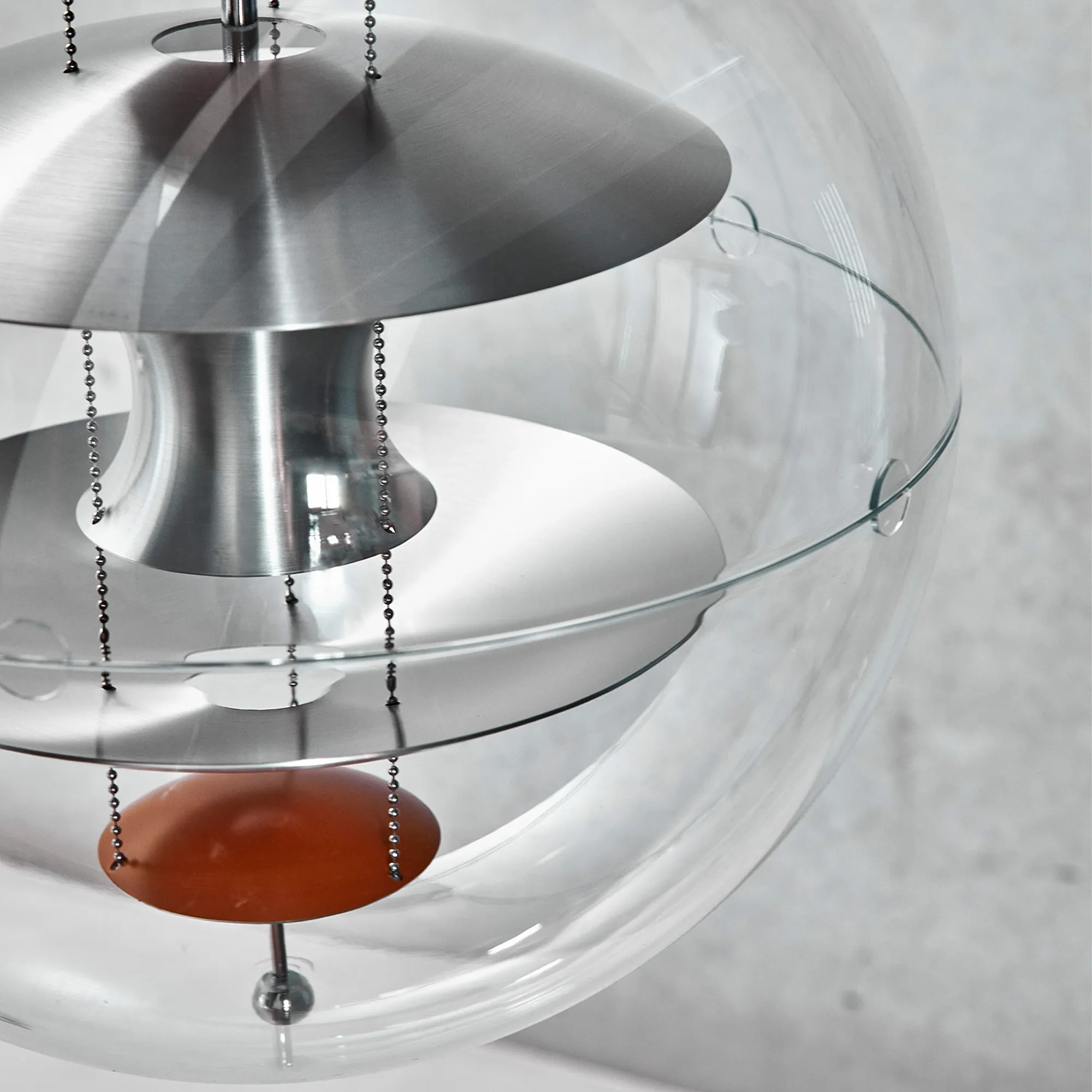 VP Globe Brushed Alu Pendant