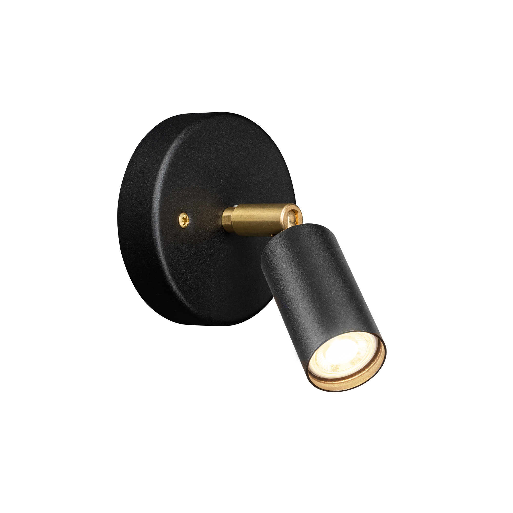 Örsjö Belysning - Starlight 1 spotlight fixed installation – Black textured lacquer RAL 9005 - Spotlights - Jonas Bohlin - Svart | Belysning - Taklampor - Spotlights | Möbelexperten