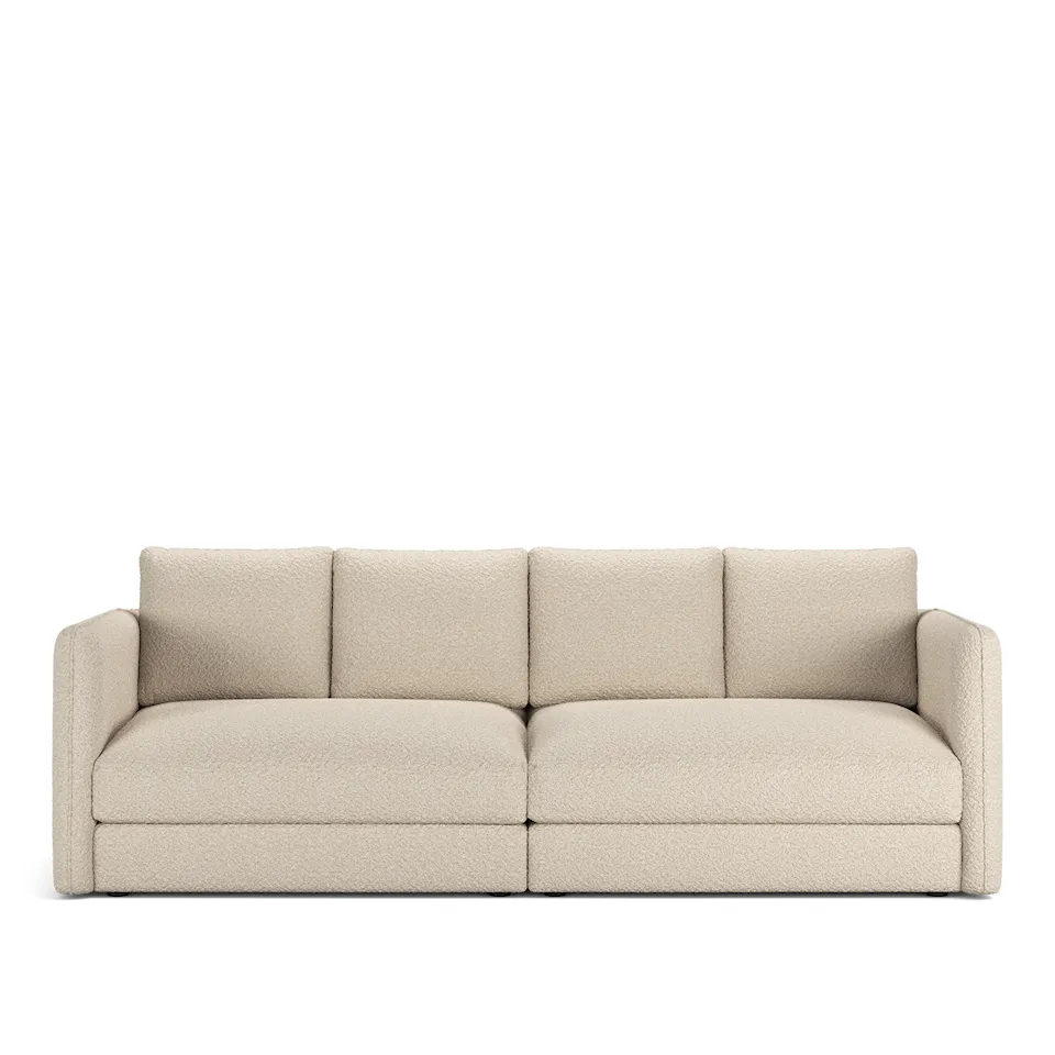 Pavarotti 2.5-Seater, Fixed Cover, Cushion Variant 02, Ascot White