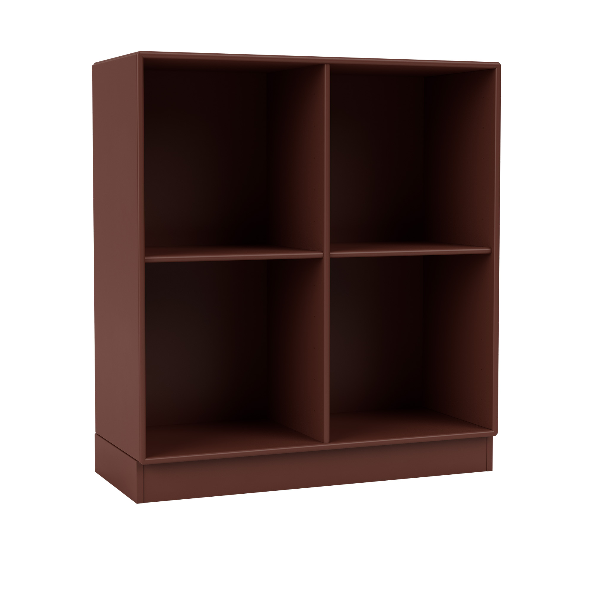 montana - show bookcase 155-masala 07 plinth 7 cm - hyllor & hyllsystem - peter j. lassen - brun - trä