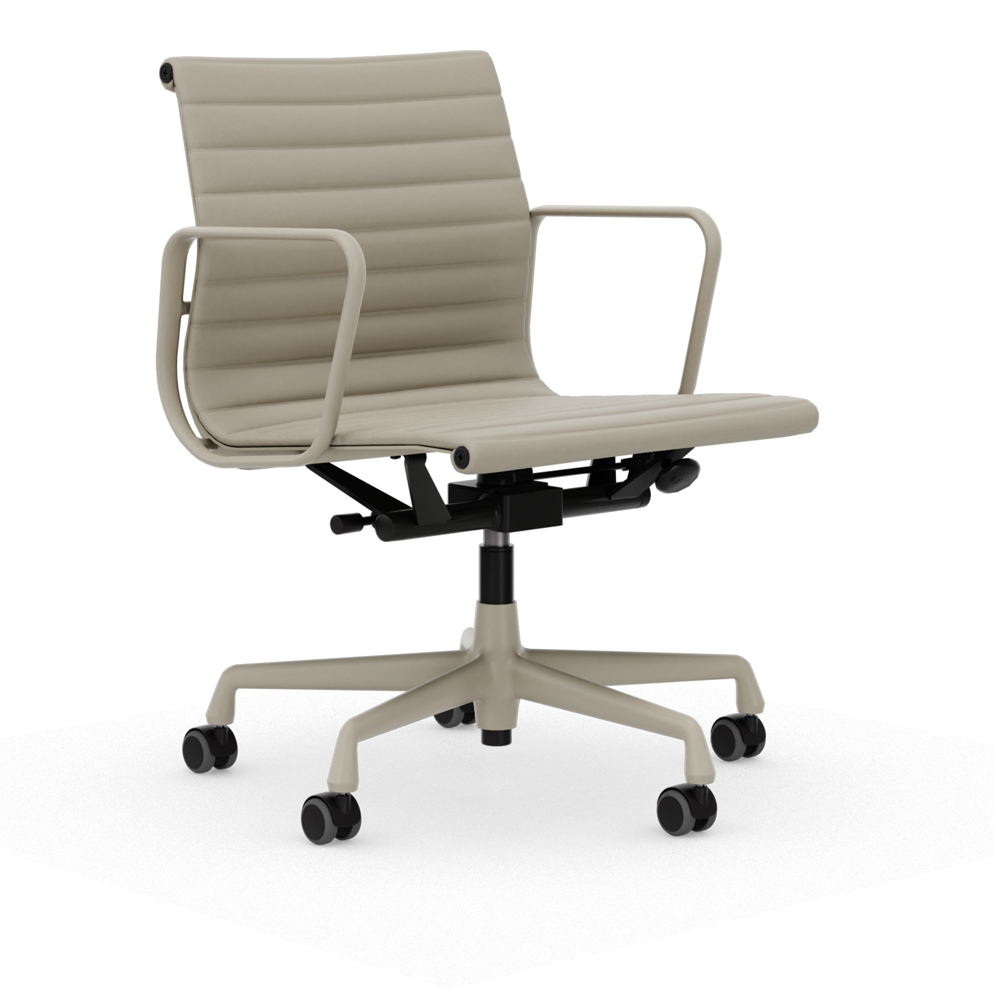 Vitra - EA 117 Chalk Leather Standard Clay 73 - Kontorsstolar - Charles & Ray Eames | Möbler - Stolar Och Pallar - Kontorsstolar | Möbelexperten