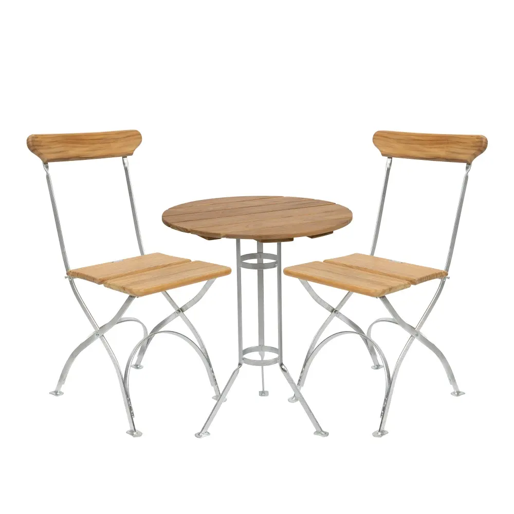 Bryggeriserien matgrupp med trefotsbord & 2 st bryggeristolar