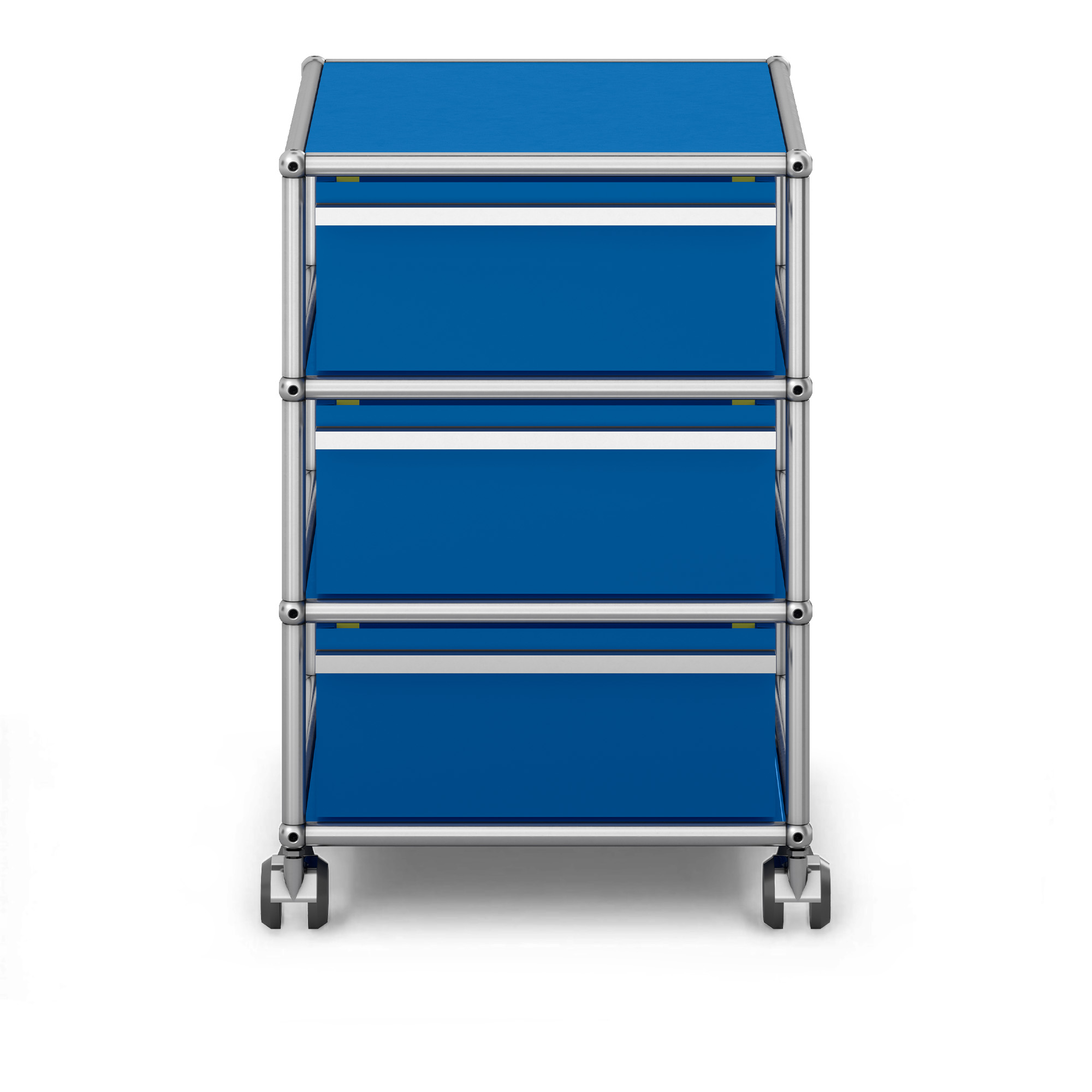 USM - USM Haller Mobile Pedestal M26 Gentian Blue - Hurtsar - Fritz Haller & Paul Schärer - Blå | Möbler - Förvaring Och Hyllor - Hurtsar | Möbelexperten
