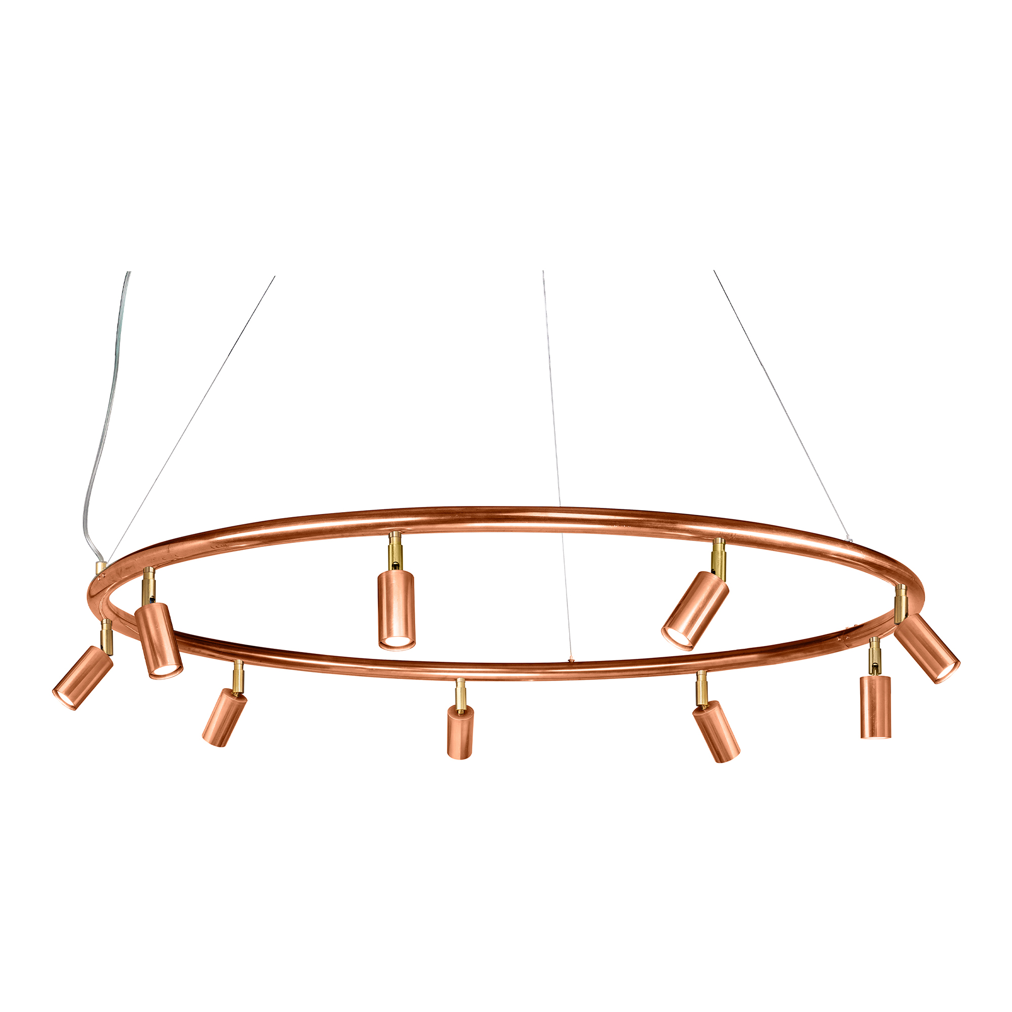 Örsjö Belysning - Starlight chandelier Ø100cm – Raw copper - Takkronor - Jonas Bohlin - Brons - Metall | Belysning - Taklampor - Takkronor | Möbelexperten