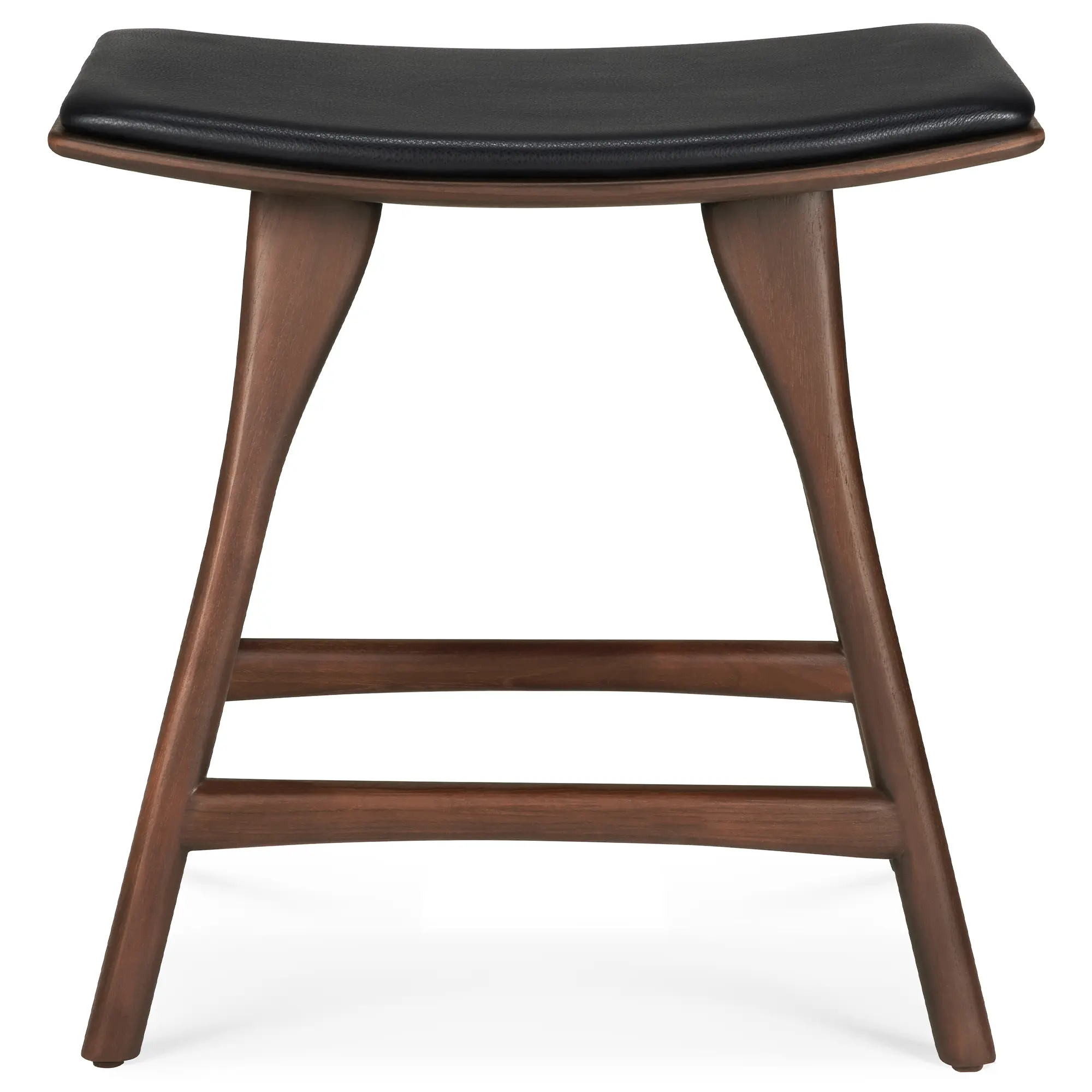 Osso Stool Teak Brown - Upholstered