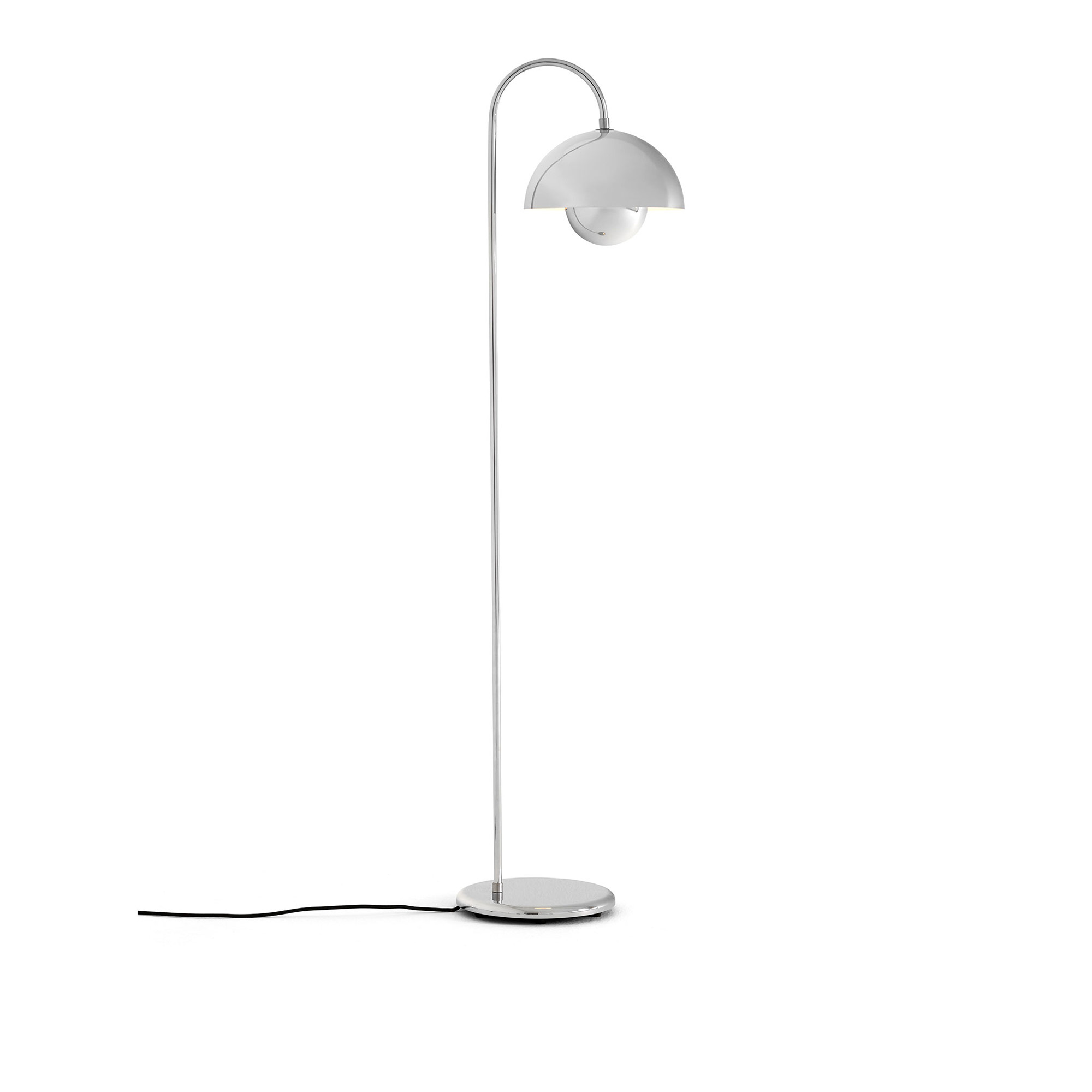&Tradition Flowerpot VP12 gulvlampe Chrome