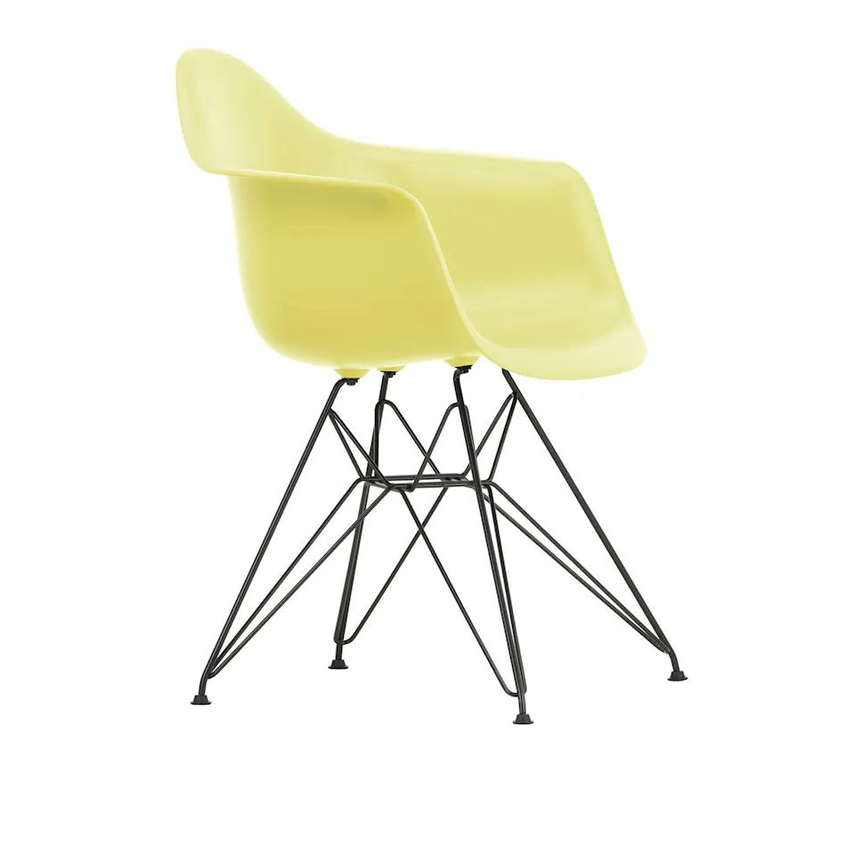 Eames RE Plastic Armchair DAR matstol Basic Dark