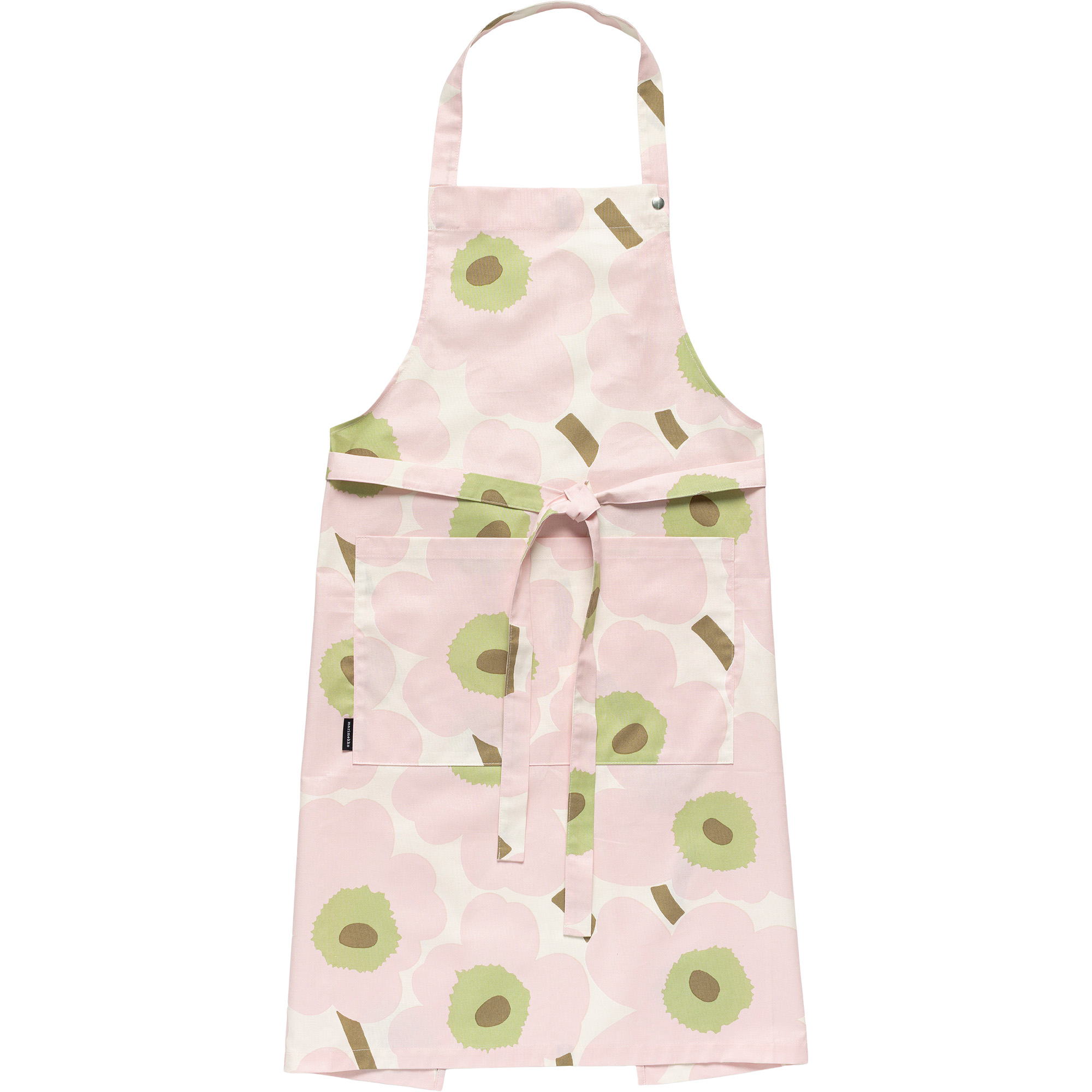 Marimekko - PIENI UNIKKO APRON, off white, pink, pear, sand - Förkläden - Maija Isola | Textilier - Kökstextilier - Förkläden | Möbelexperten
