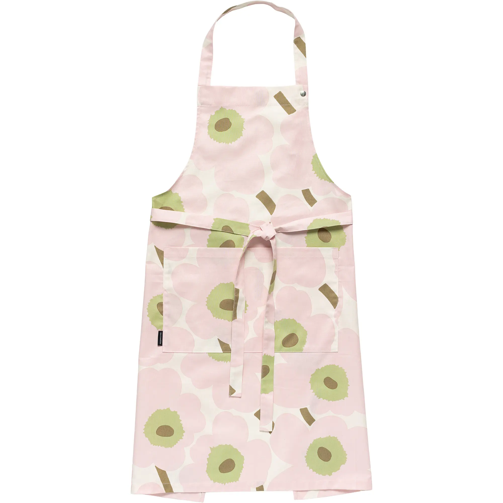 Pieni Unikko Off White Pink Pear Sand förkläde