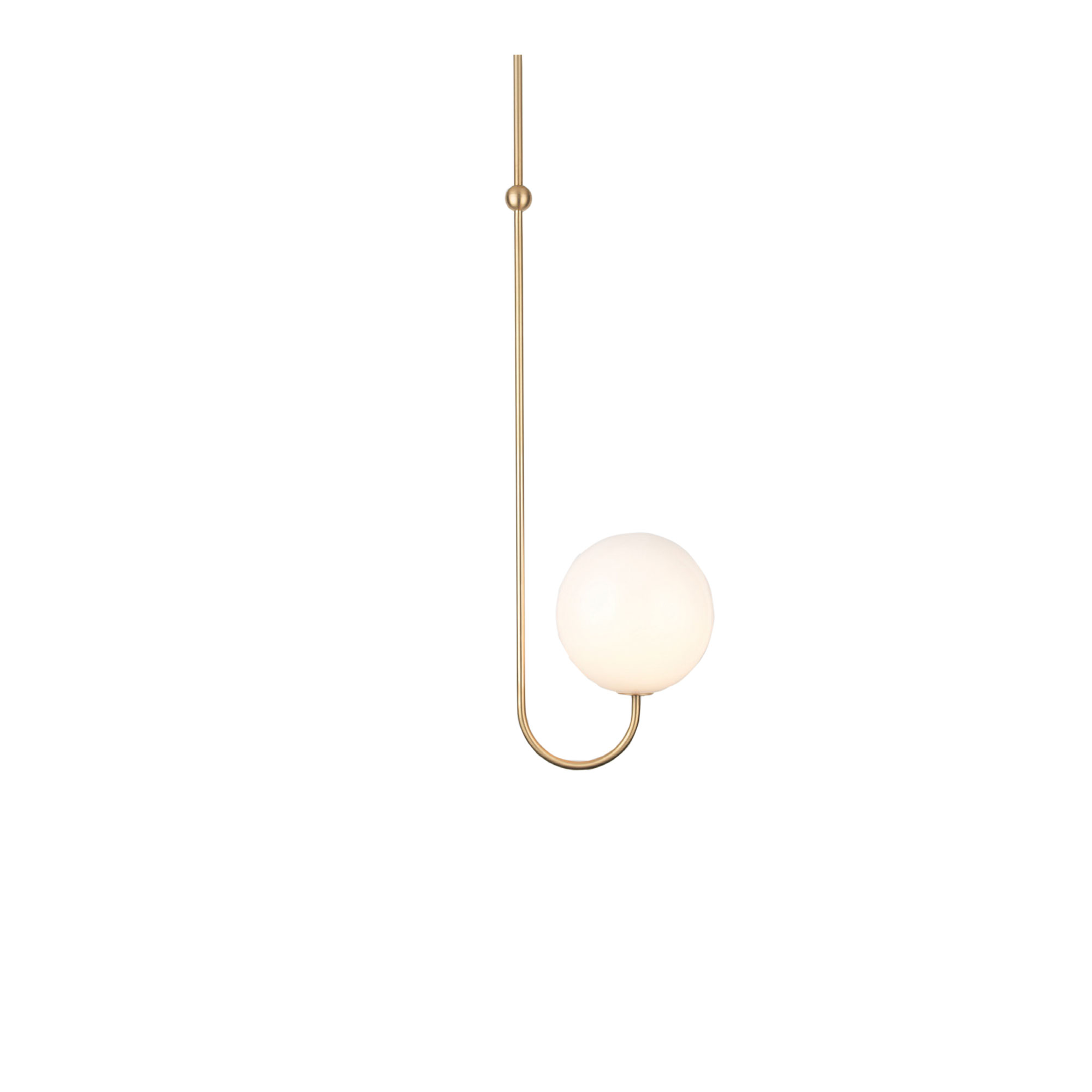 Michael Anastassiades - Single Angle Pendant Satin Brass - Pendellampor - Michael Anastassiades - Guld
