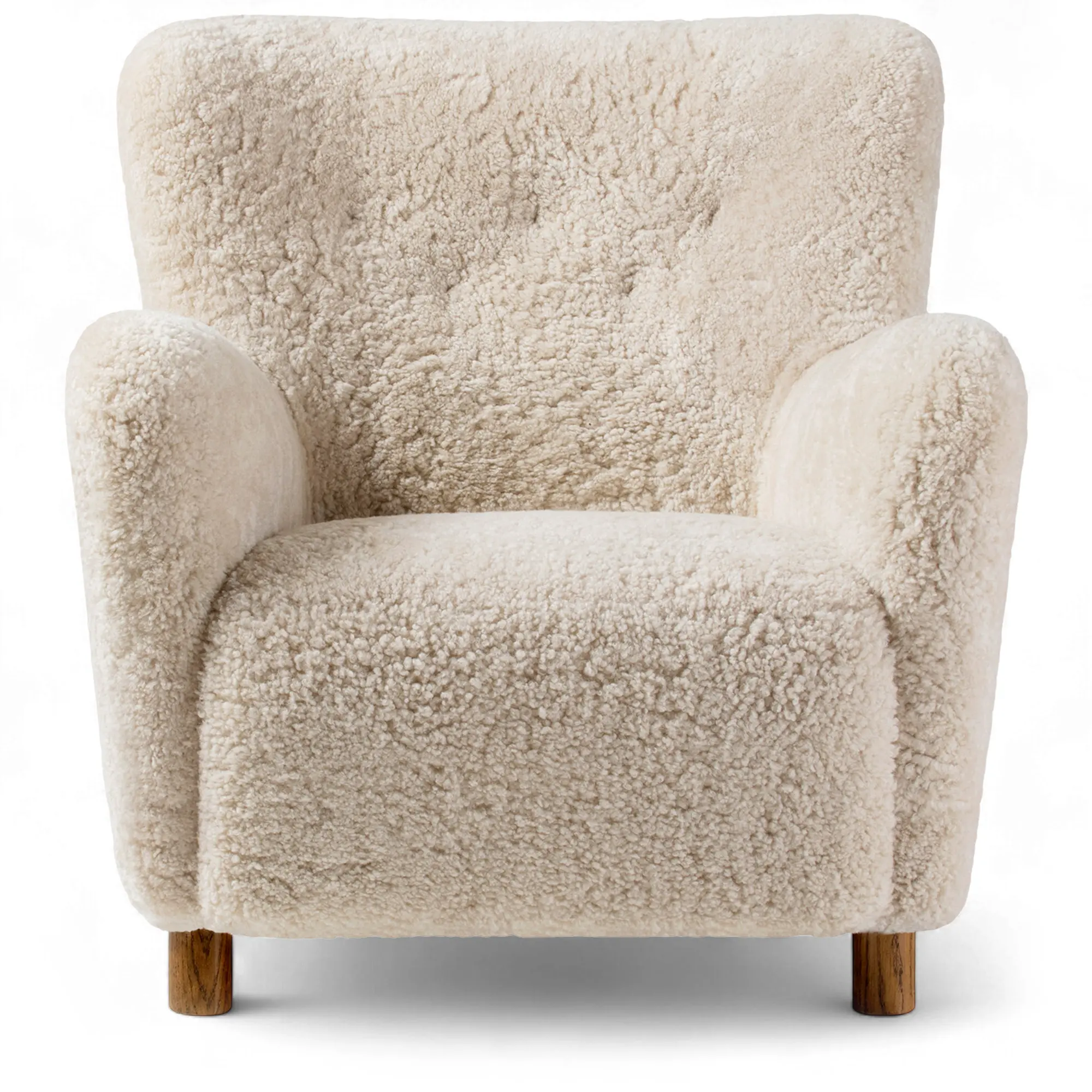 54 Chair Sheepskin Moonlight Fumed Oak