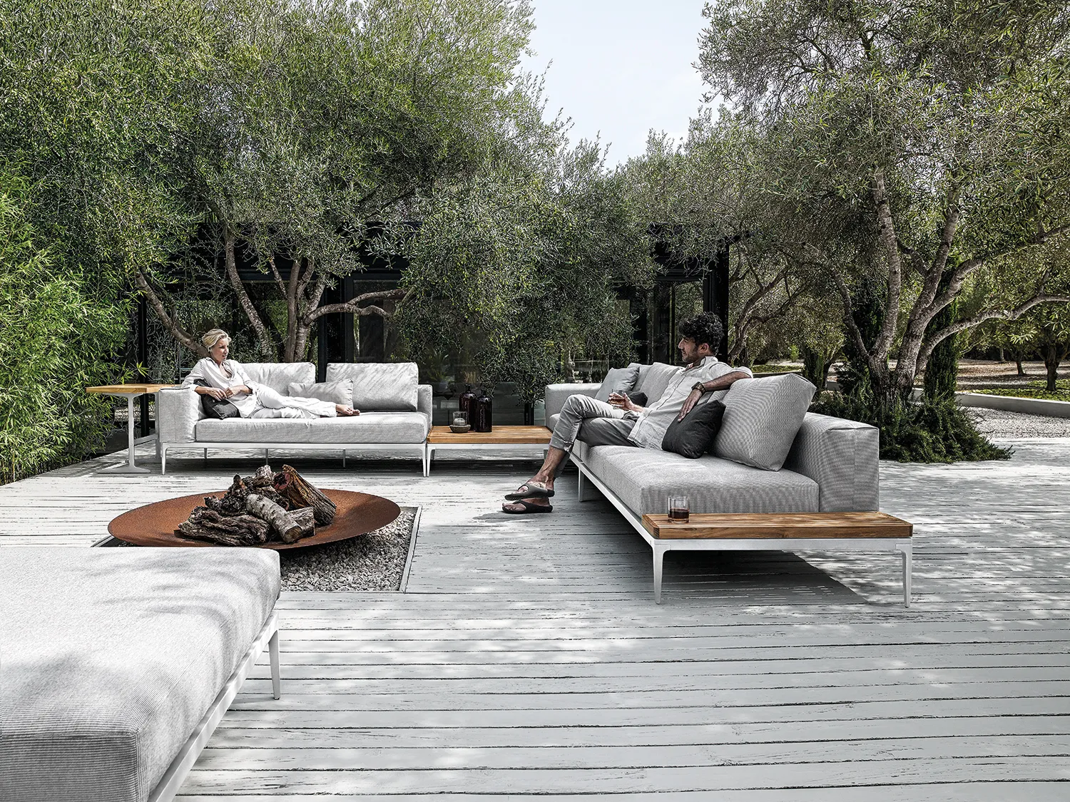 Grid Lounge Sofa