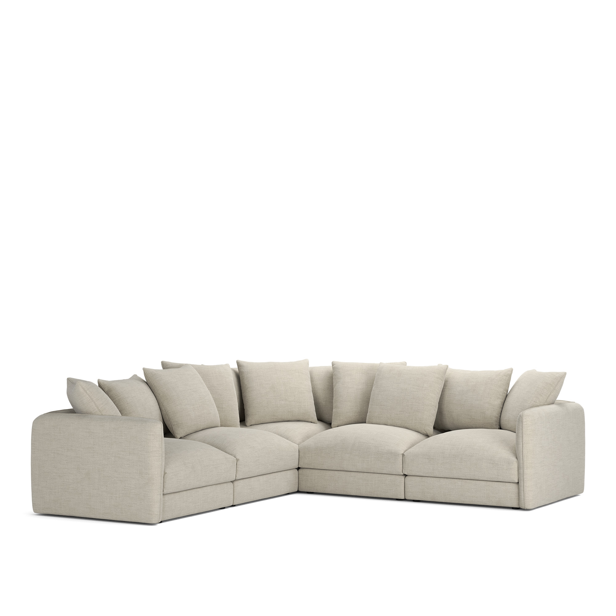 NOGA - Pavarotti 5-Seater Corner Sienna 102 Fixed Upholstery - Soffor