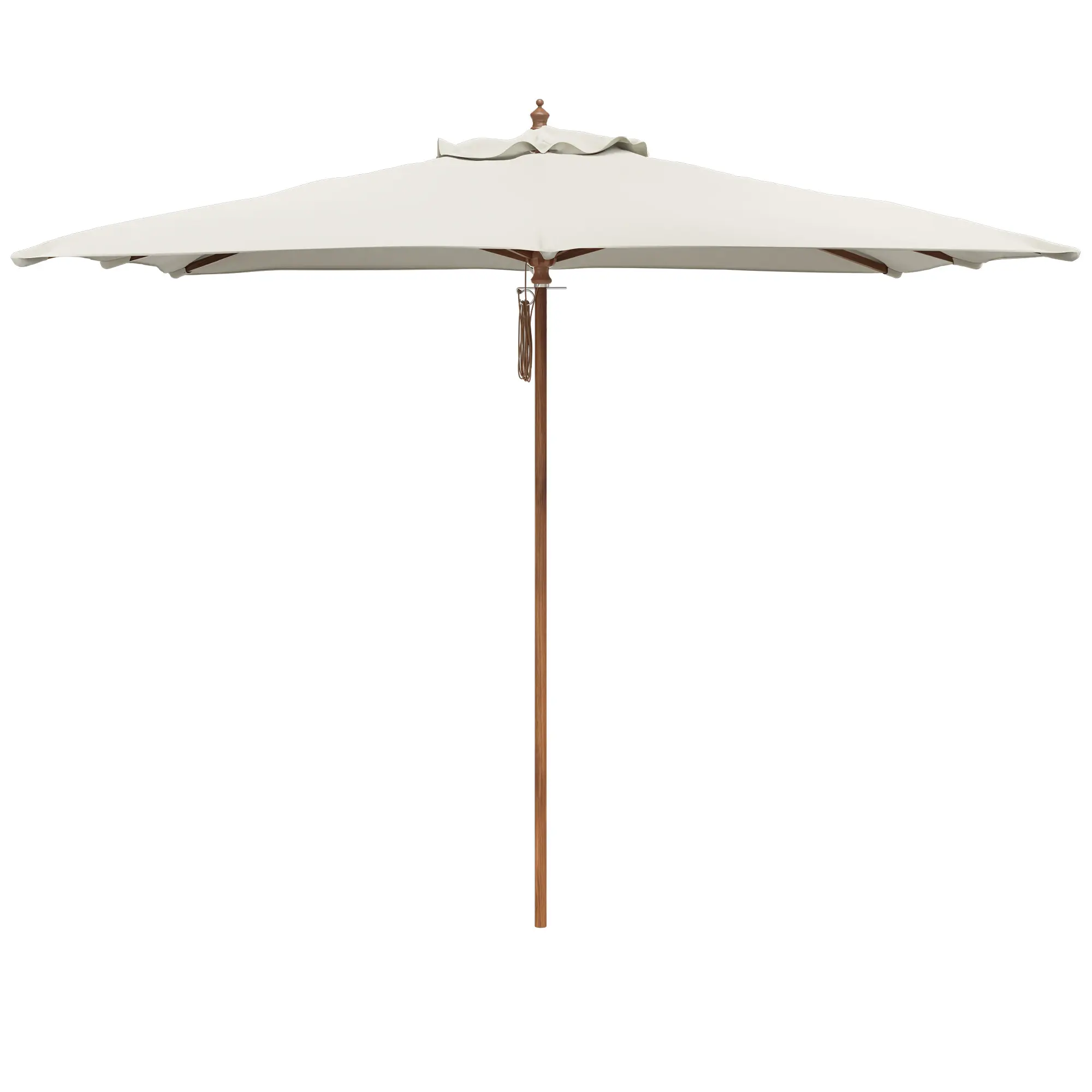Messina White parasoll 270 x 270 cm