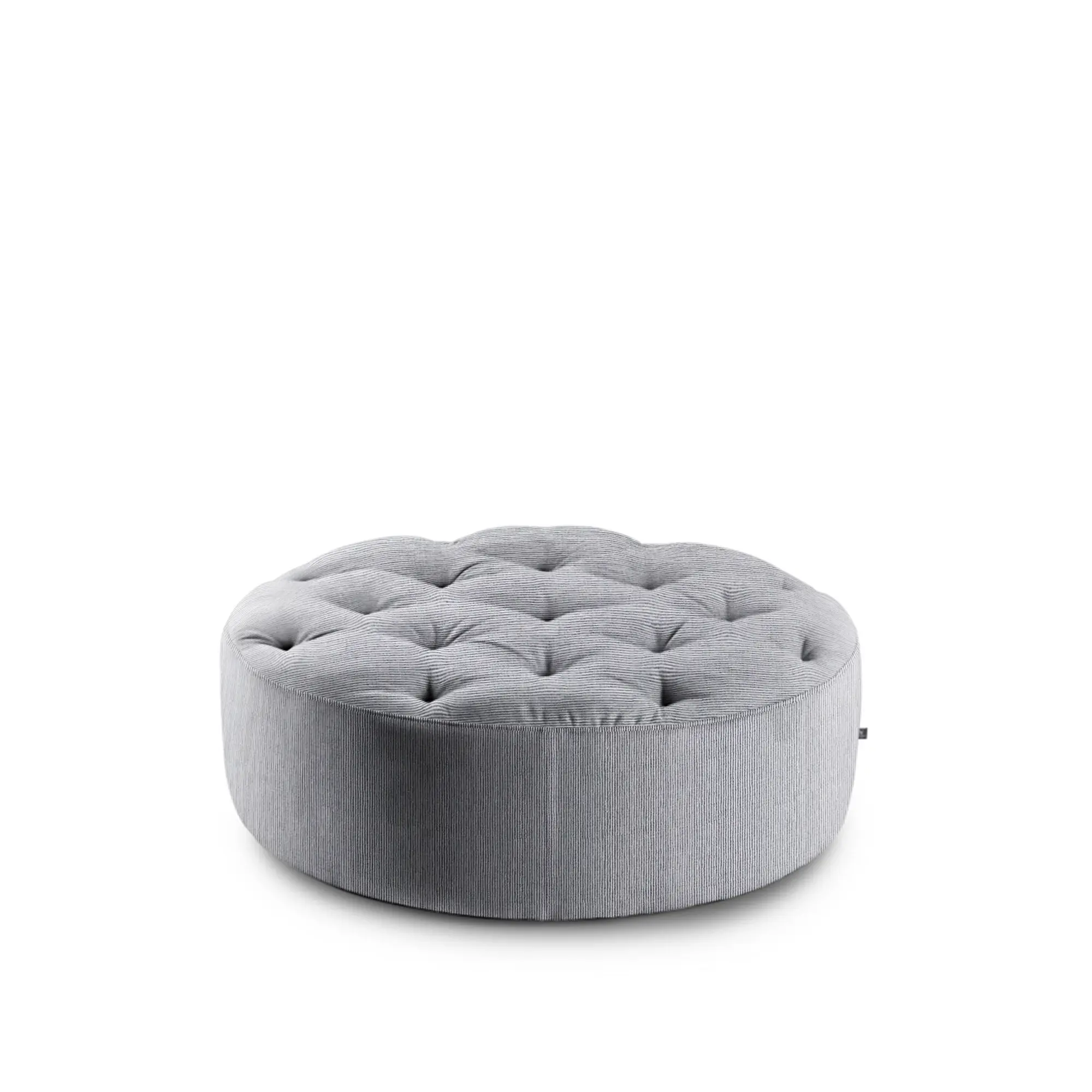 Wheel sittpuff flera knappar Ø 80 cm