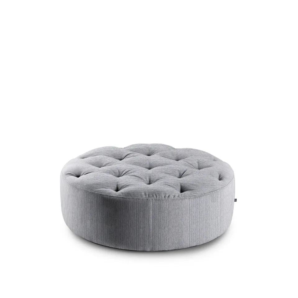 Wheel sittpuff flera knappar Ø 80 cm