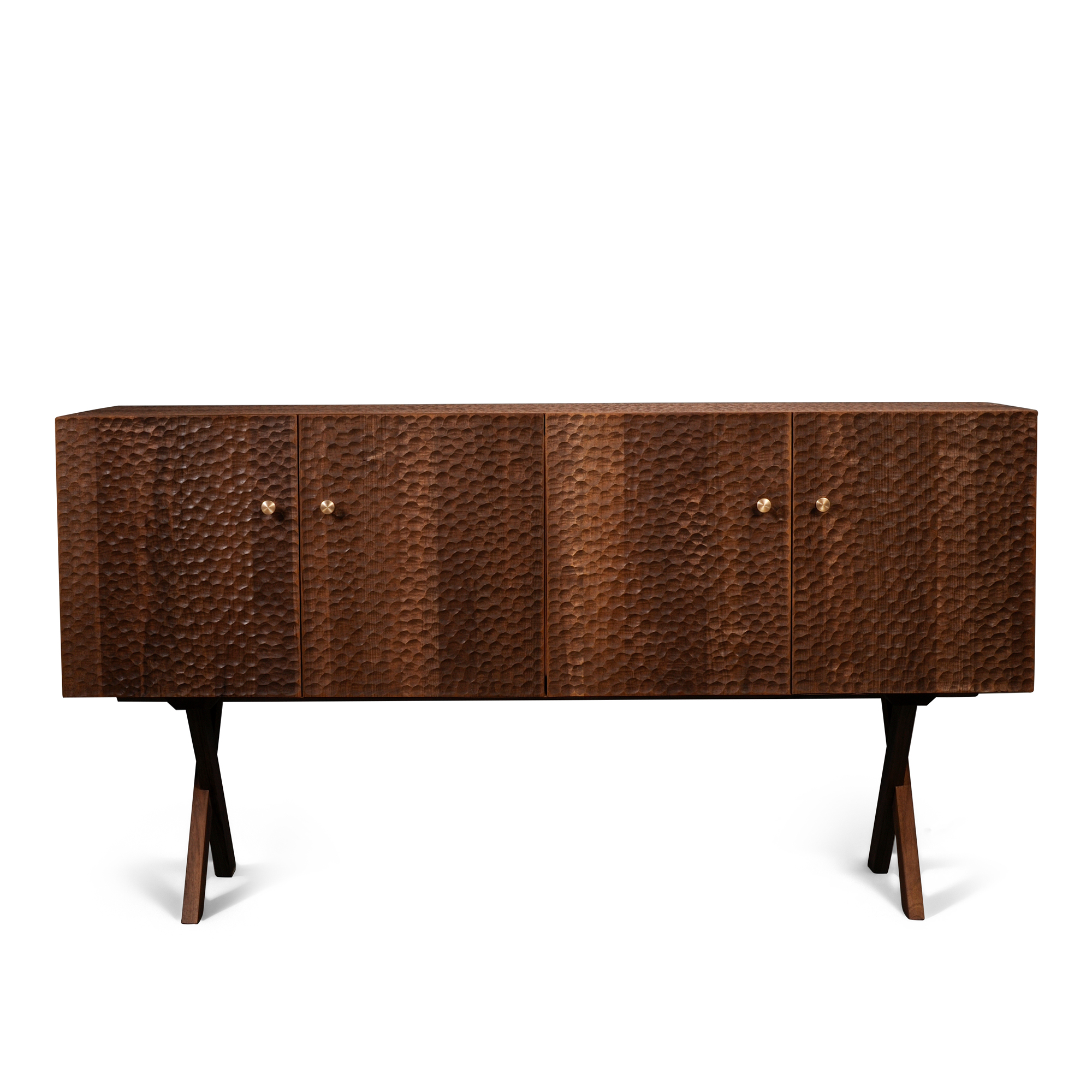 Zanat - Touch Sideboard, 4 doors/Brons, Vitoljad lönn 172 cm - Skänkar och sideboards - Studioilse - Träfärgad - Trä | Möbler - Förvaring Och Hyllor - Skänkar Och Sideboards | Möbelexperten