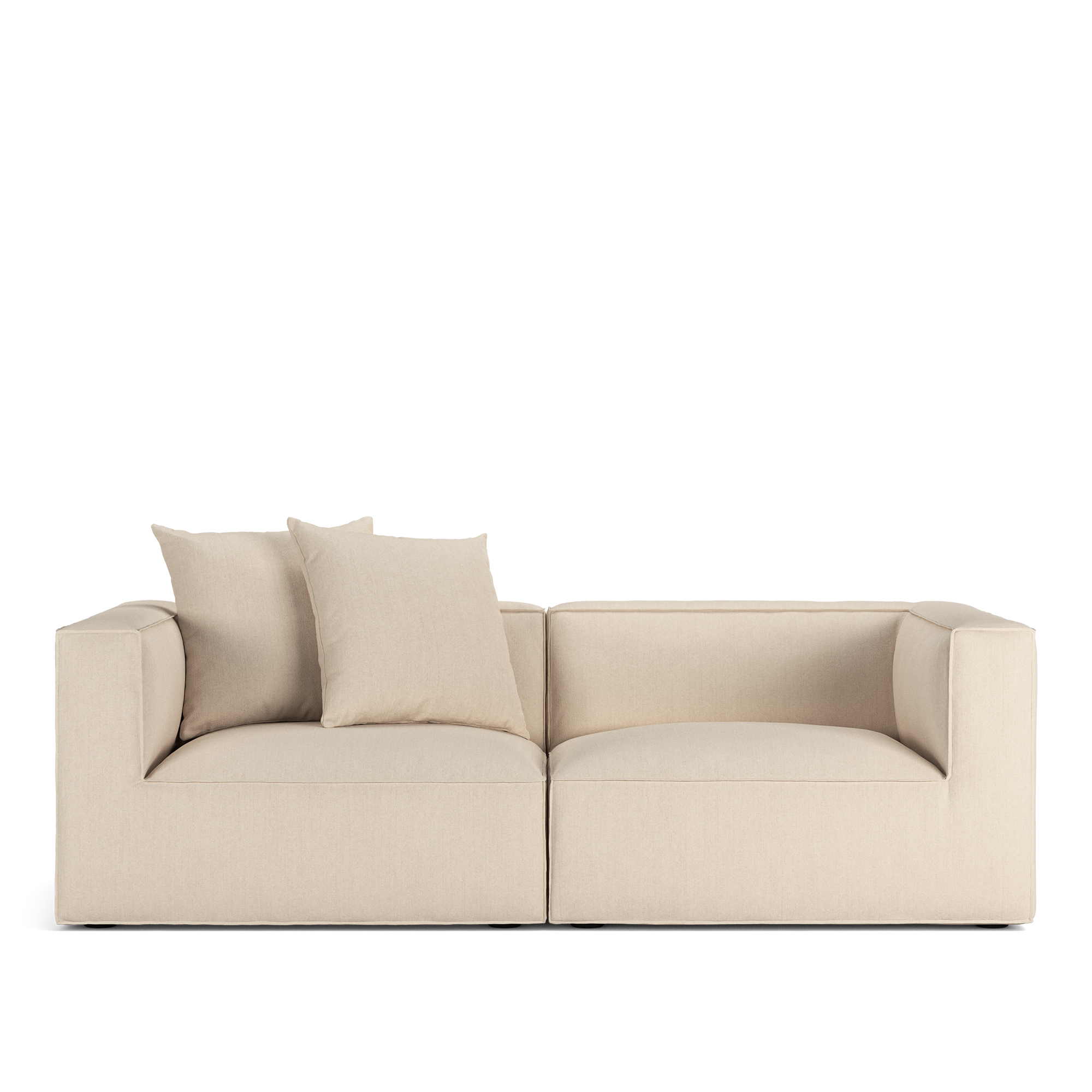 Länna Möbler - Famn 2-Seater Shadow Nature 01 - Soffor - MDF/Trä/Textilmaterial/Skum | Möbler - Soffor Och Dagbäddar - Soffor | Möbelexperten