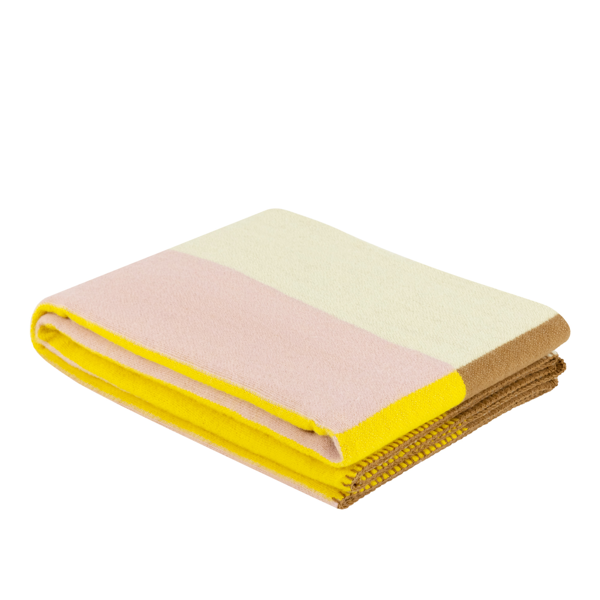 HEM - Block Throw - Canary - Plädar & filtar - Arthur Arbesser - Flerfärgad