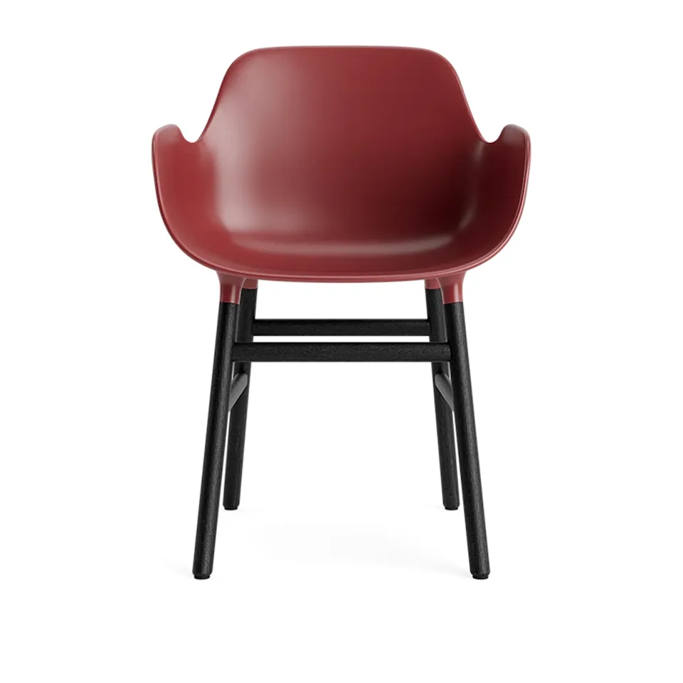 Form Armchair Black Oak