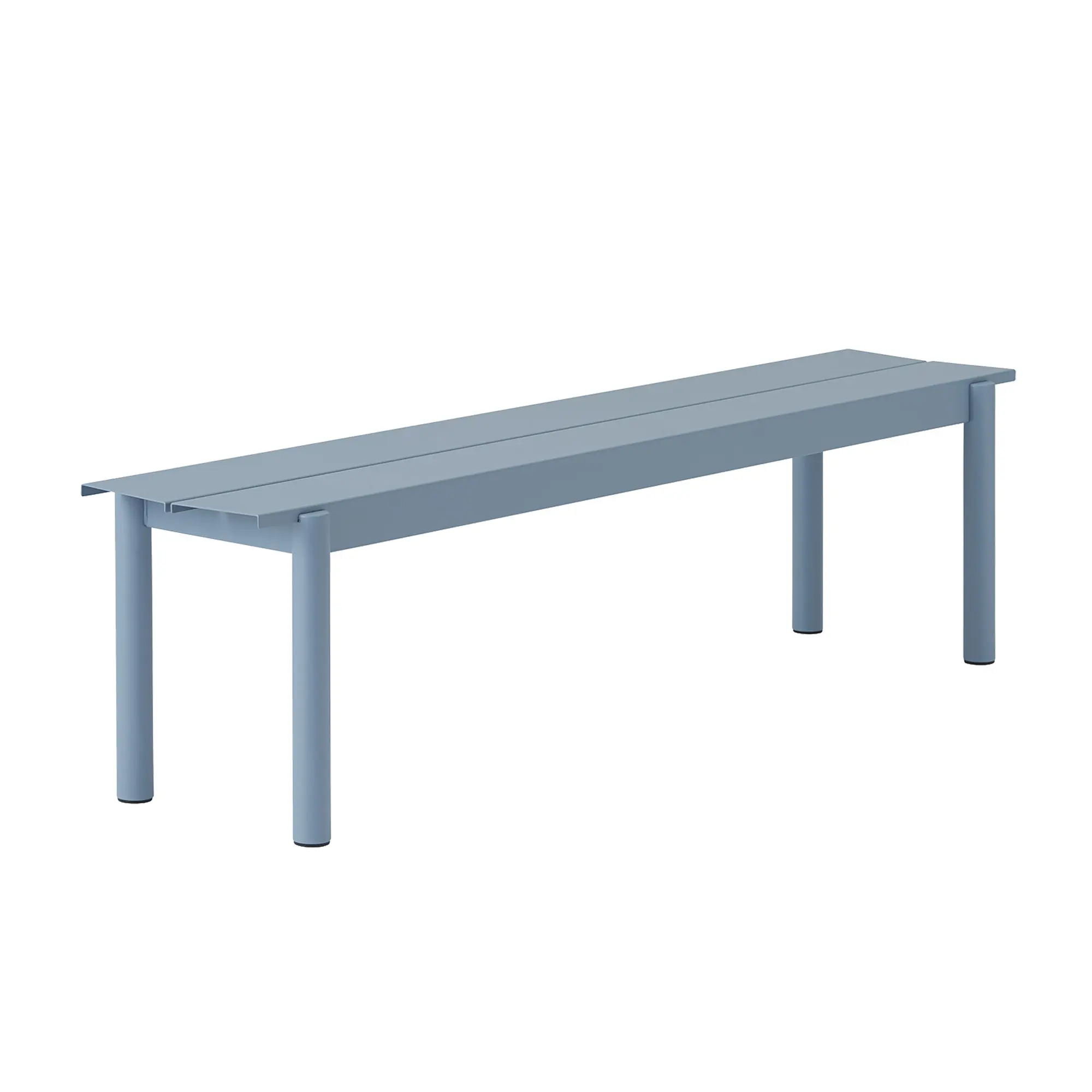 Linear steel bench 170cm
