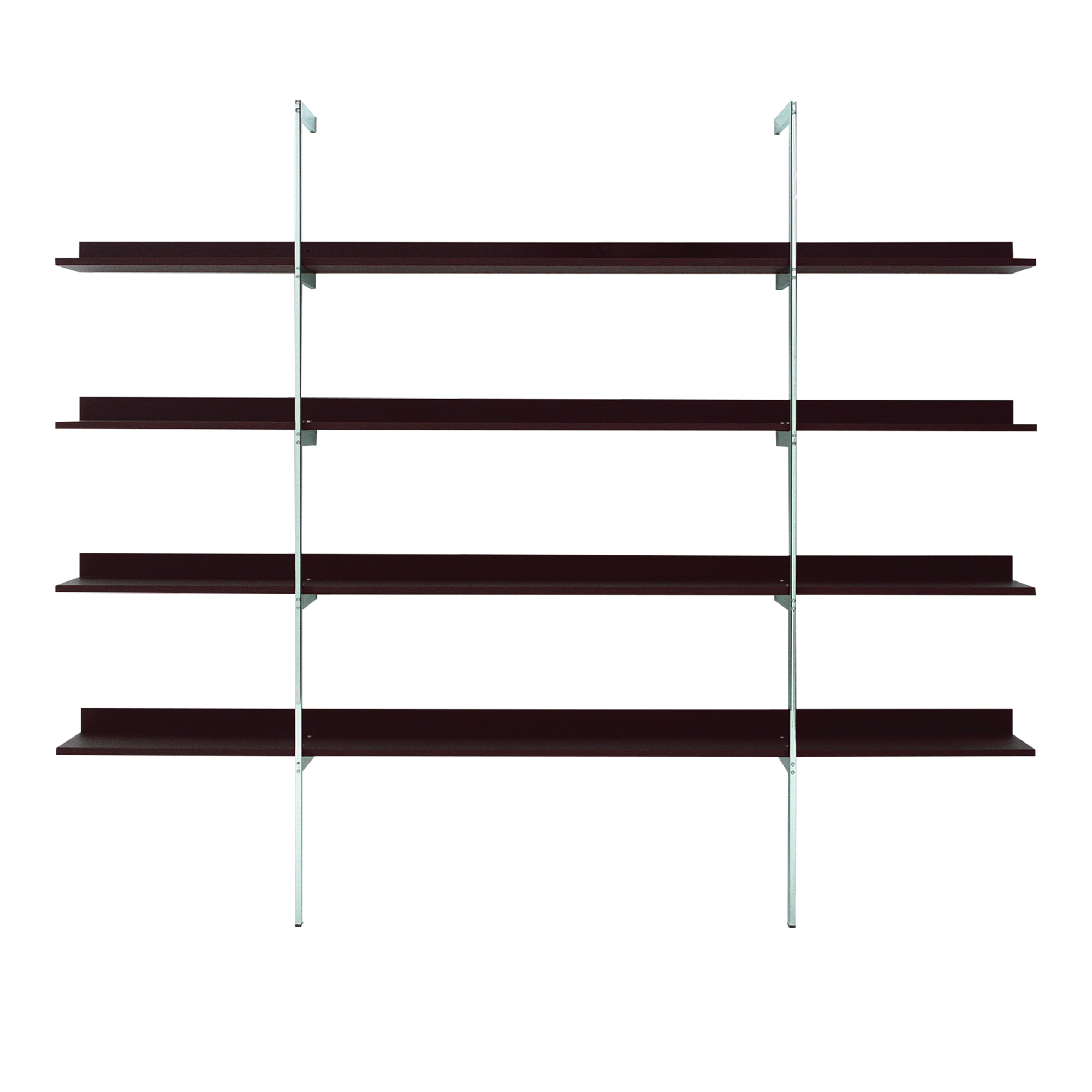 Cappellini - Aliante Bookshelf, Desert - Polish Lacquer 240x200, Natural Oak - Bokhyllor - Giulio Cappellini,Rodolfo Dordoni - Beige - Metall/Trä