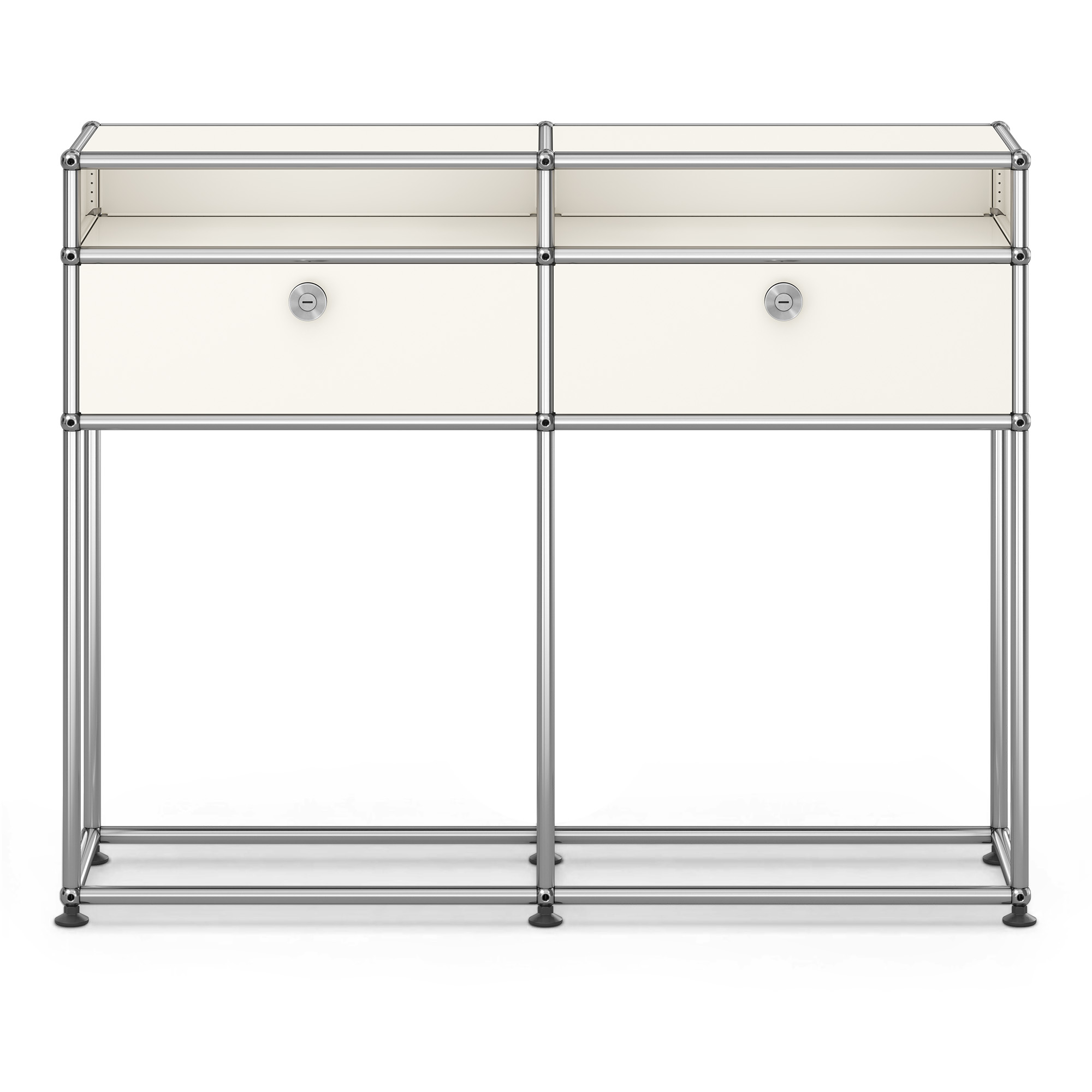 USM - USM Haller Sideboard M51 Pure White - Sk&auml;nkar och sideboards - Fritz Haller & Paul Sch&auml;rer - Vit - Metall