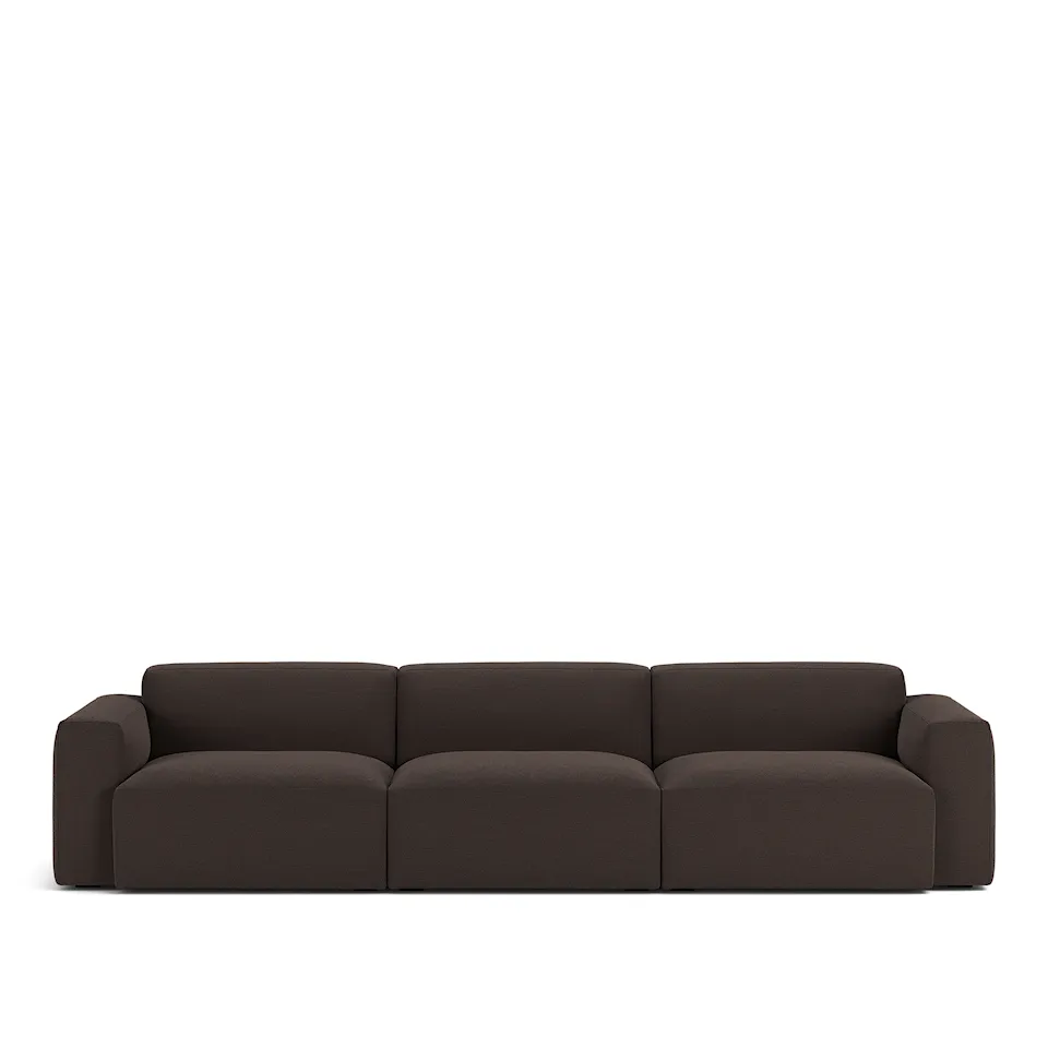Brick 3-Seater Lario 120 Removable Upholstery