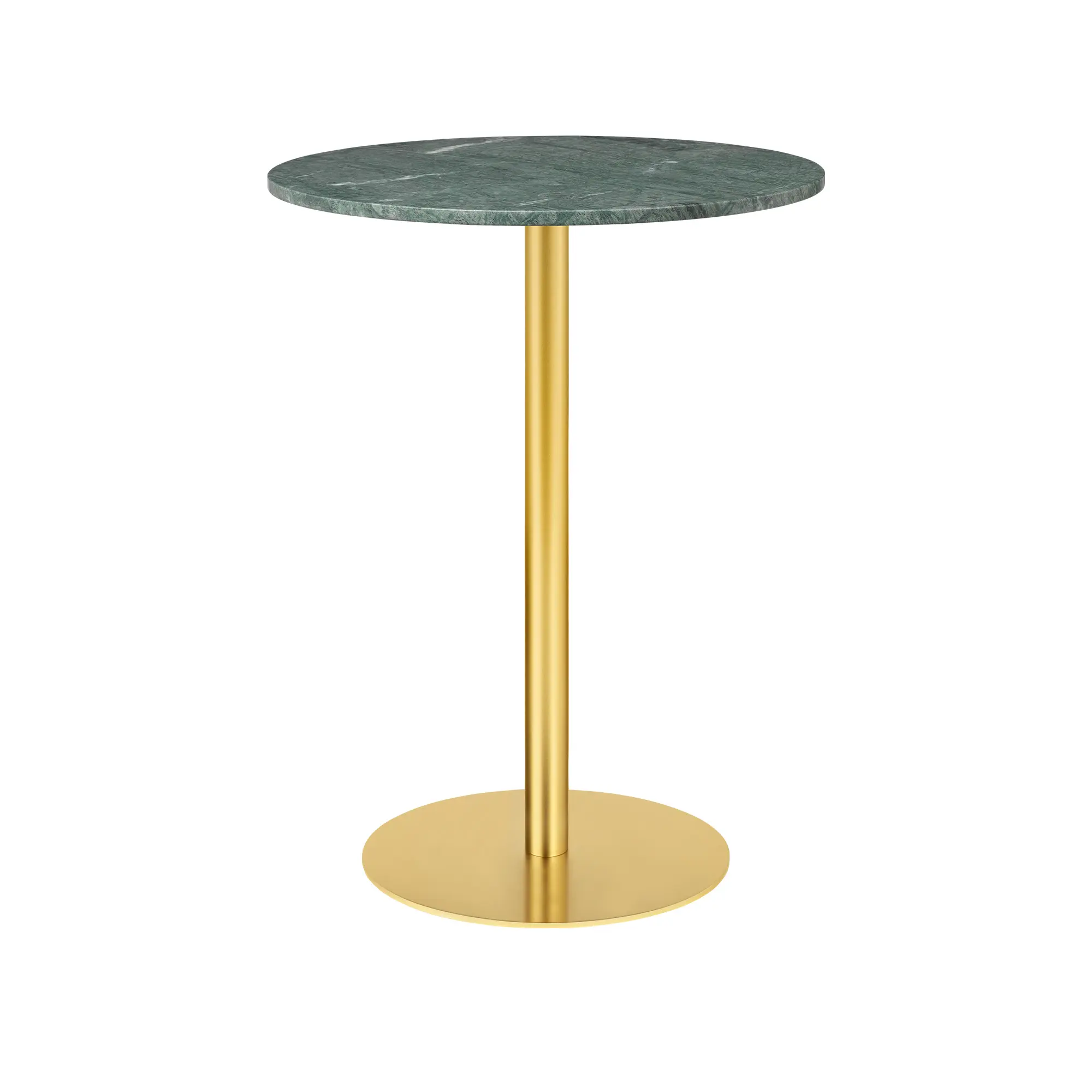 GUBI 1.0 barbord Ø80 cm mässing
