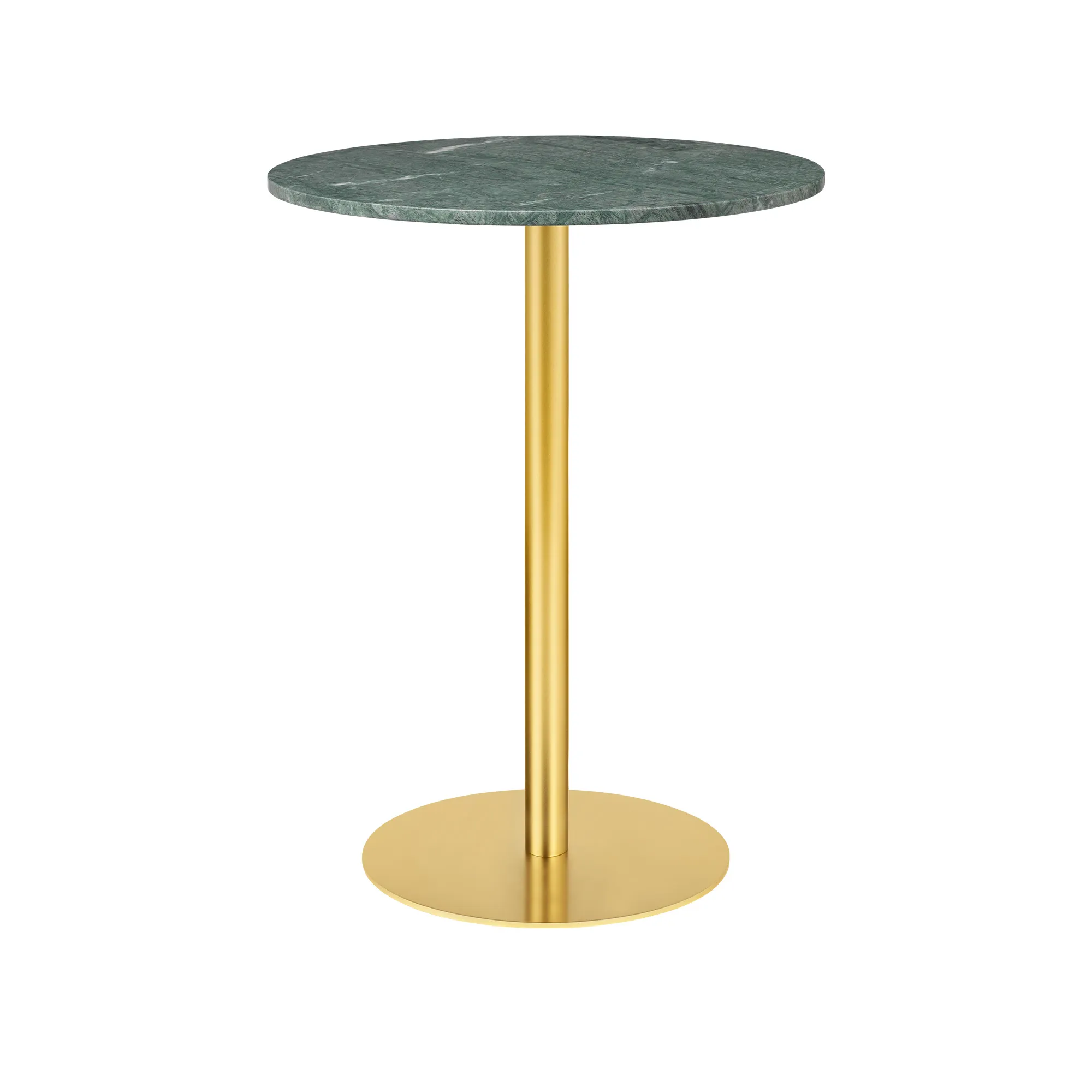 GUBI 1.0 barbord Ø80 cm mässing