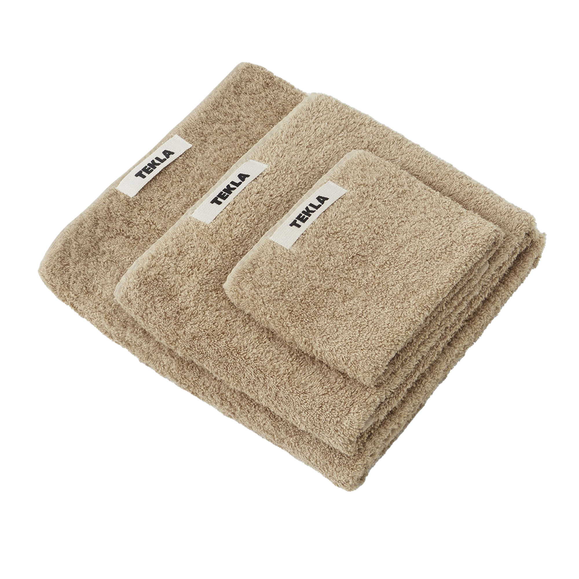 Tekla - Terry Towel 100x150 cm - Sienna - Handdukar och badlakan - Beige