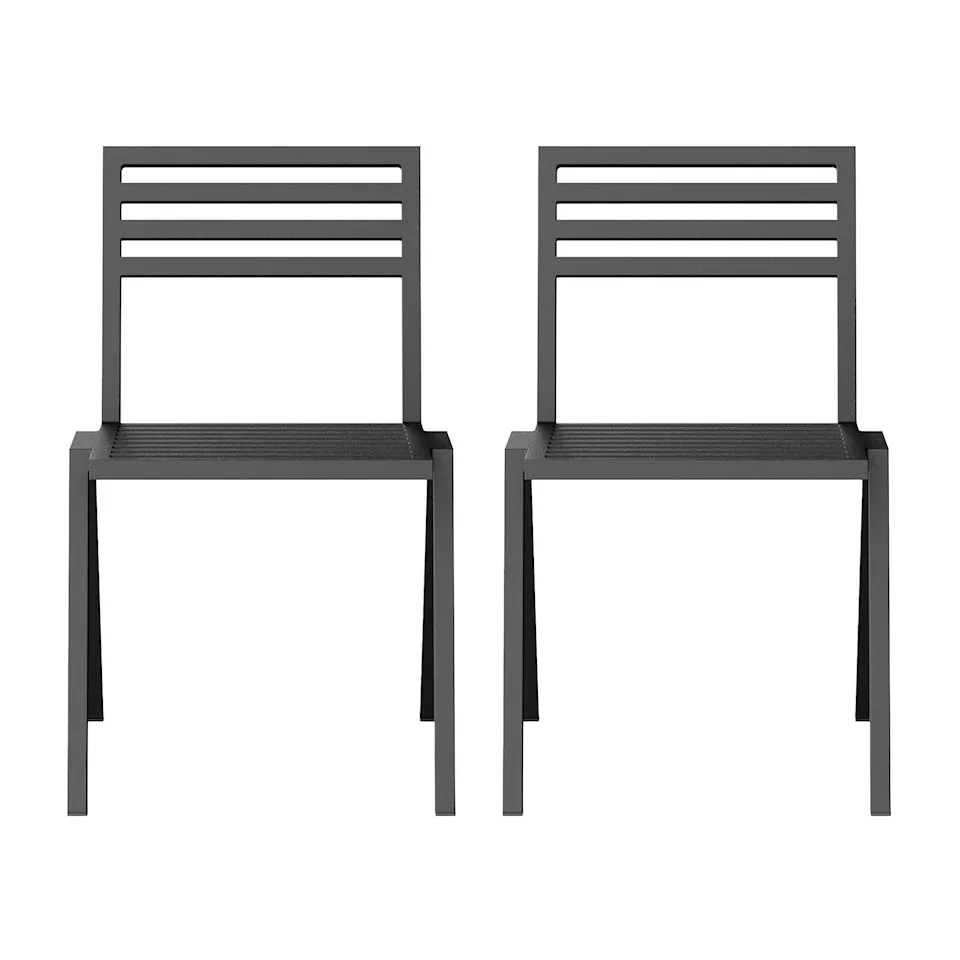 19 Outdoors Stacking Chair Set of 2