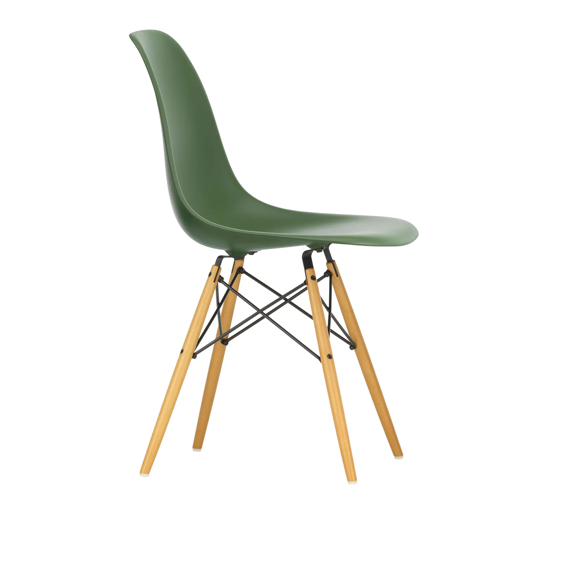 Eames RE Plastic Chair DSW stol Golden Maple