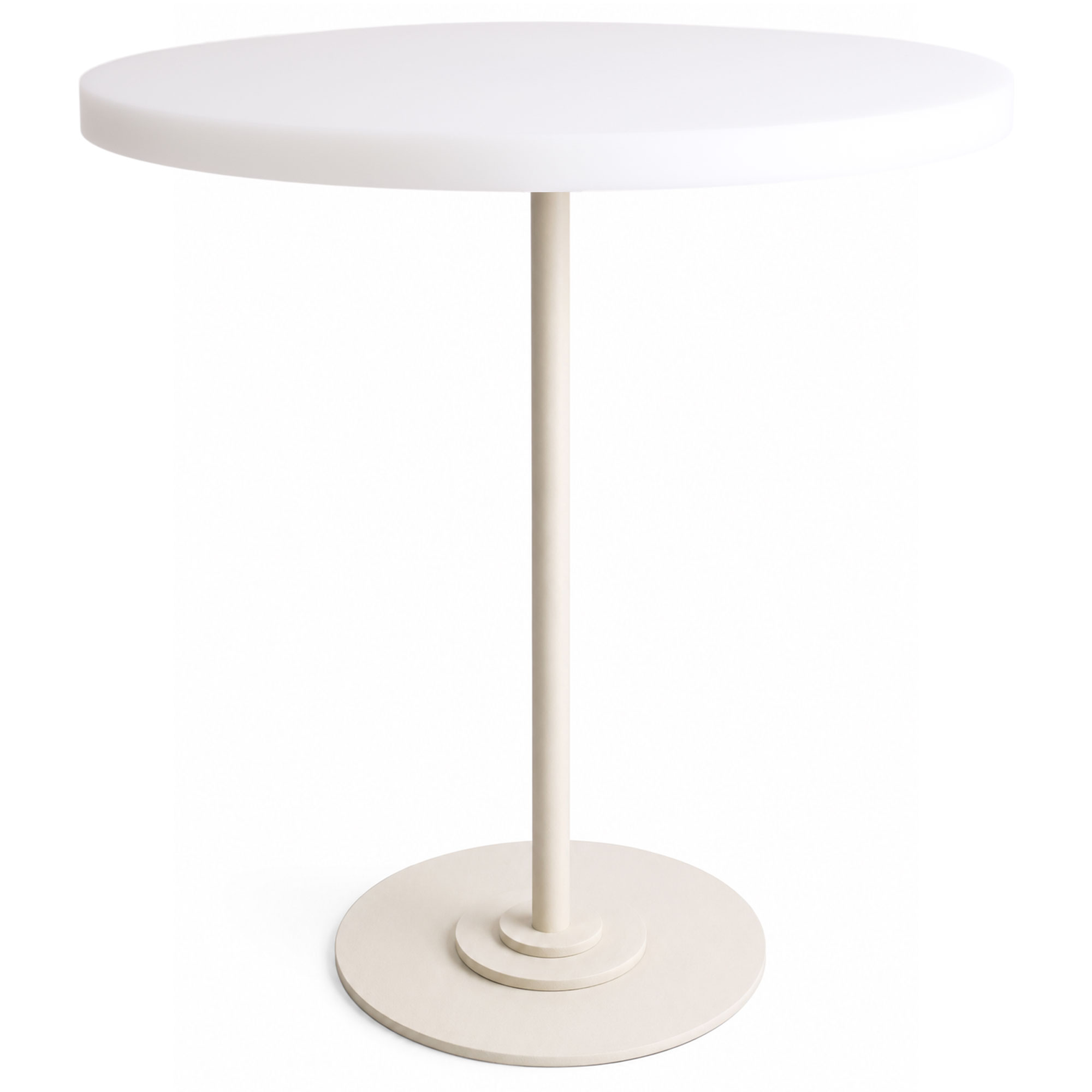Frama - Table 57 matbord 70 cm warm white / white - Matbord - Per Holland Bastrup - Vit - Metall | Möbler - Bord - Matbord | Möbelexperten