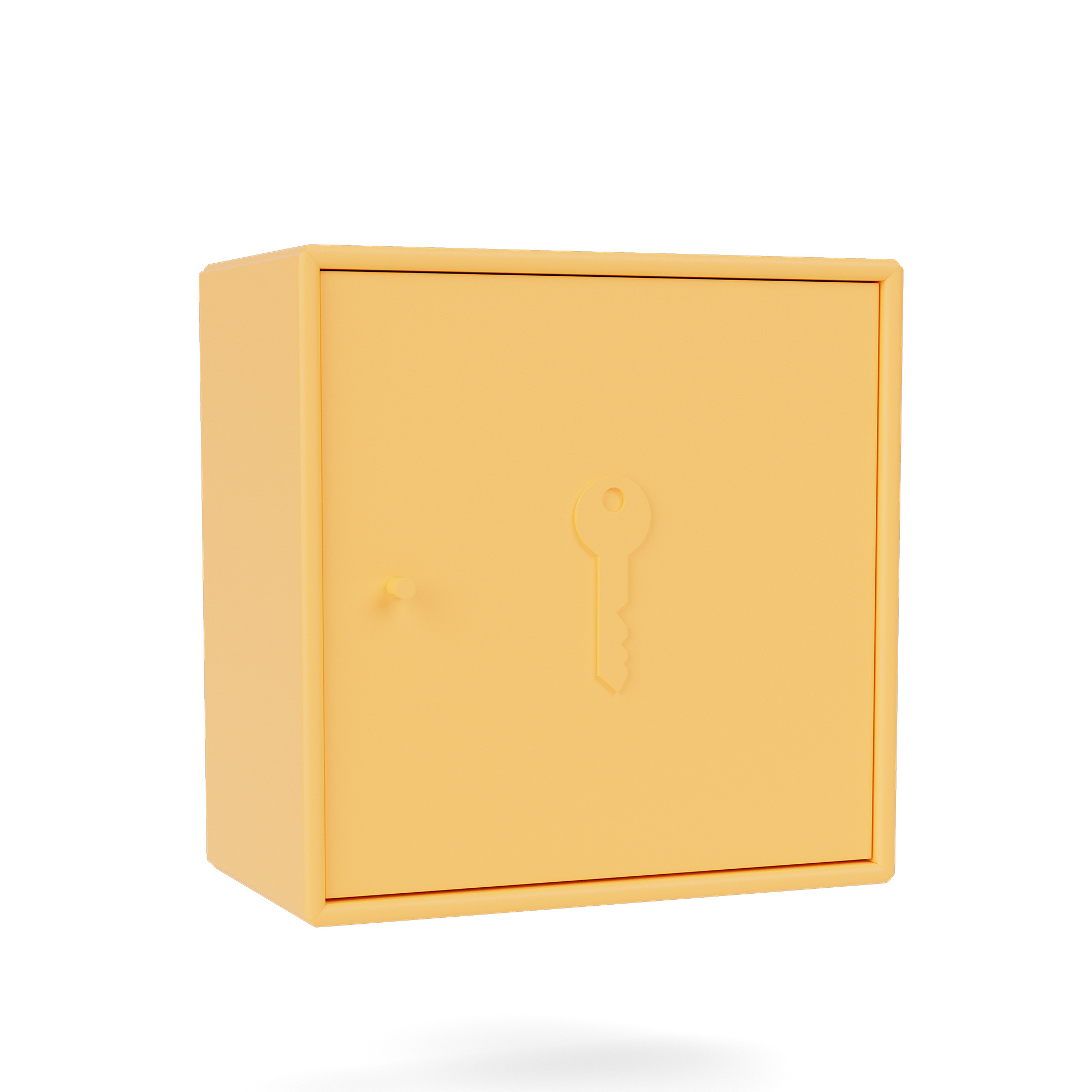 montana - unlock key cabinet 166-acacia 04 suspension rails - skåp och vitrinskåp - peter j. lassen - gul - trä