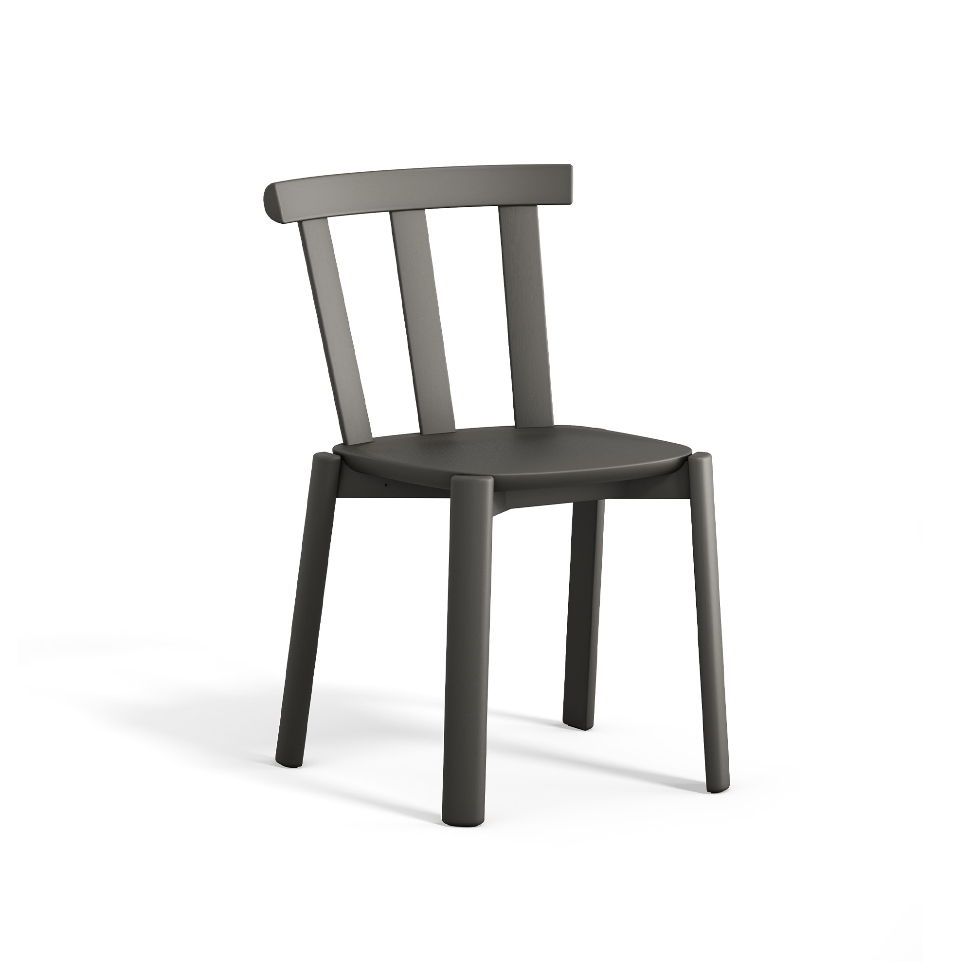 Stolab - Alt Stol Björk Mörkgrå 62 - Matstolar - Form Us With Love - Grå - Trä