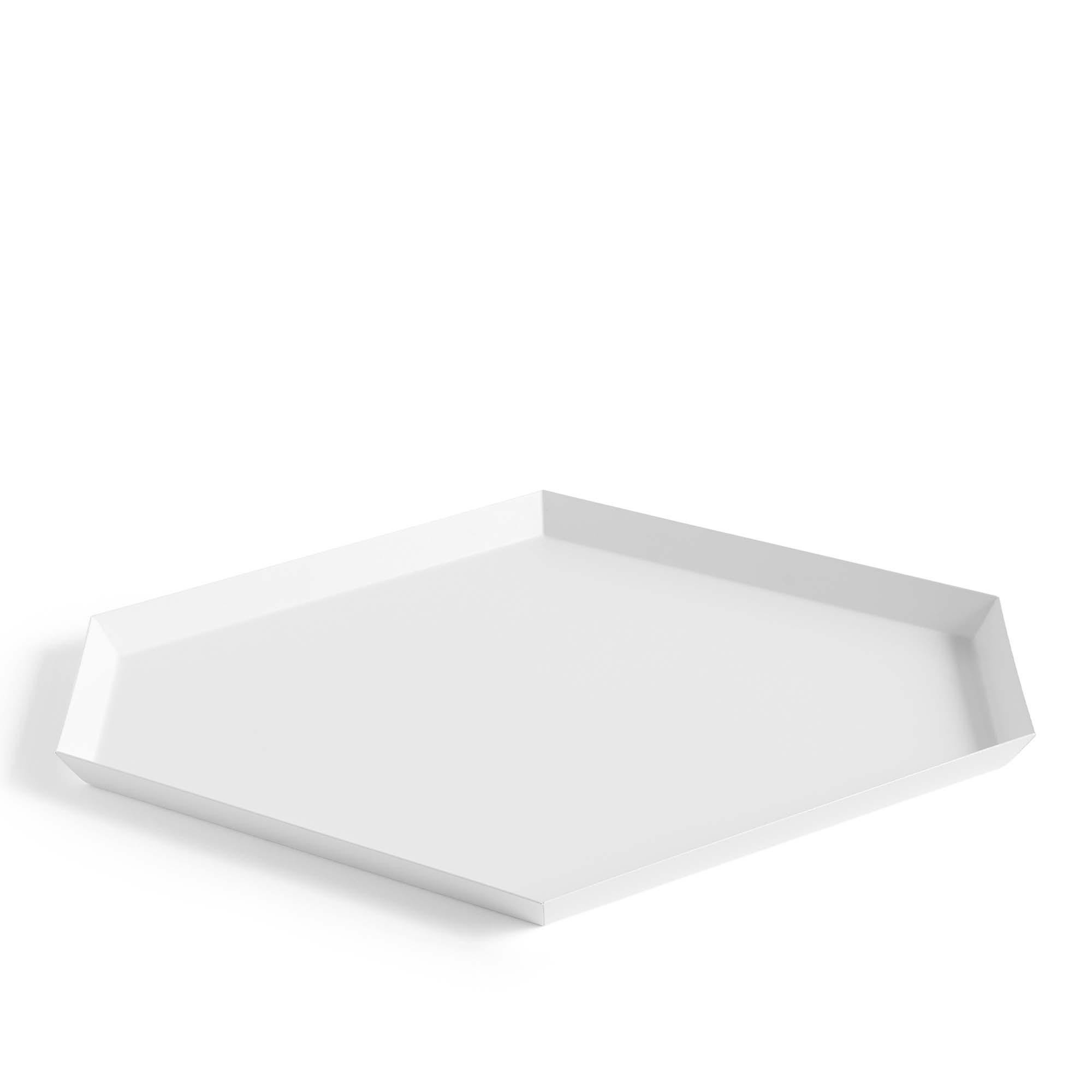 HAY - Kaleido L - White - Serveringsbrickor - Clara von Zweigbergk - Metall